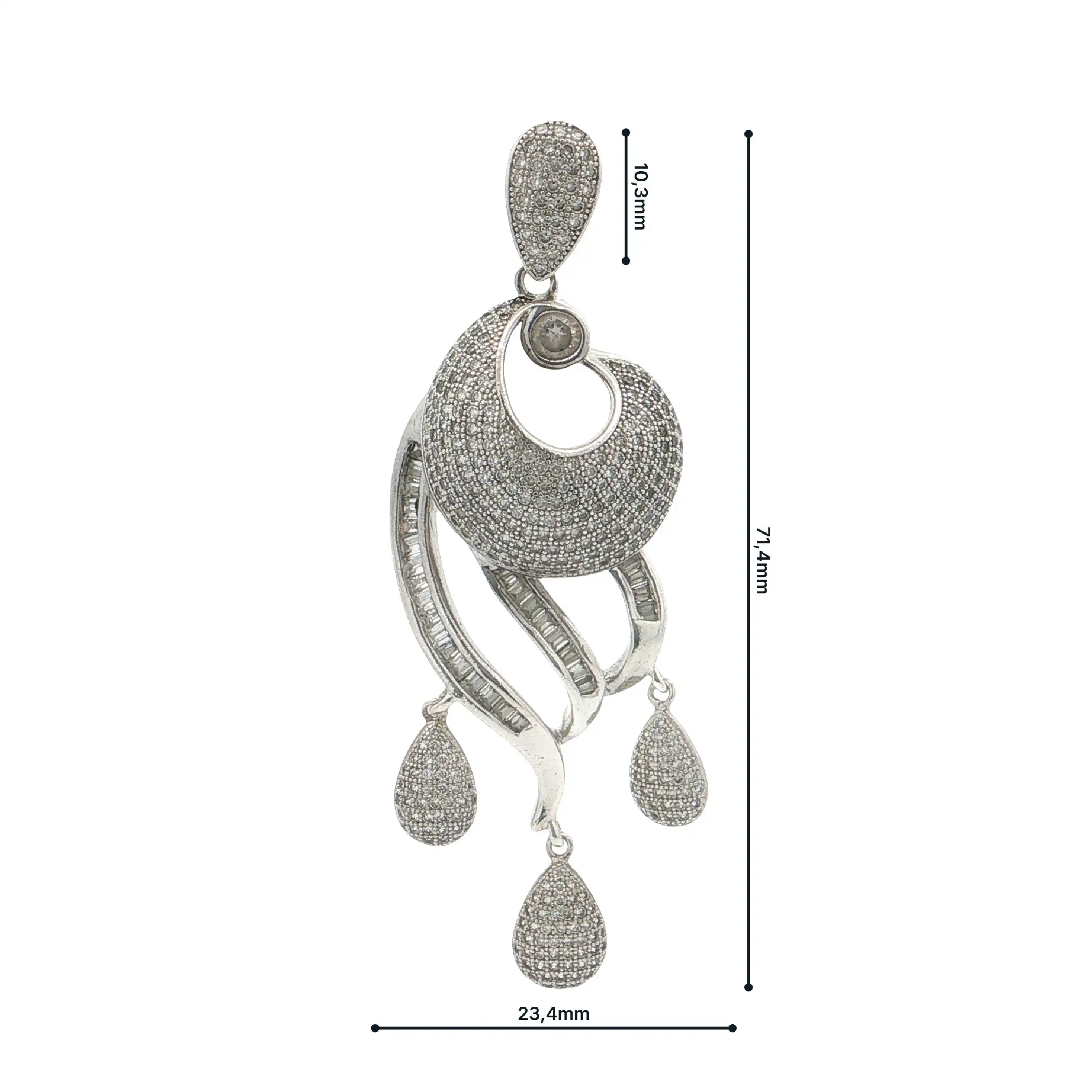 Anhänger Silber mit Zirkonia