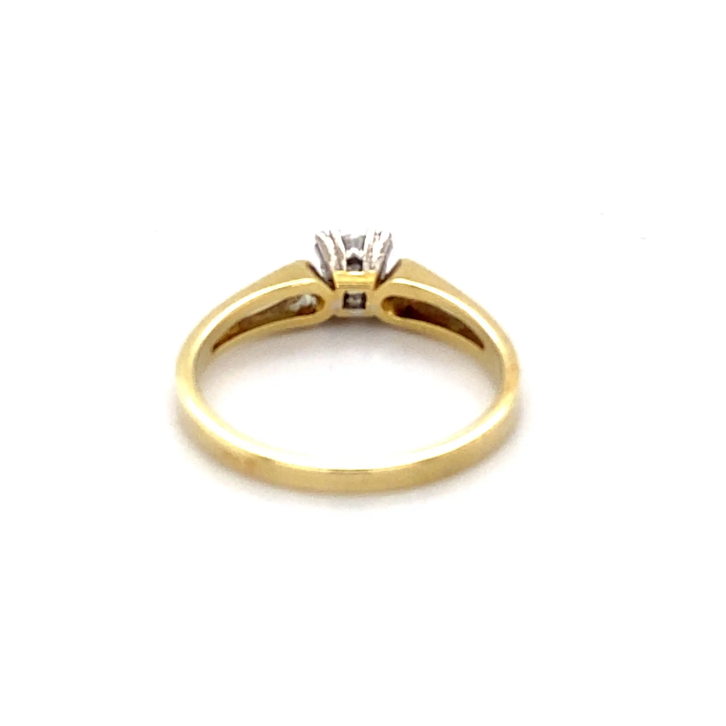 Ring Bicolor mit Brillant