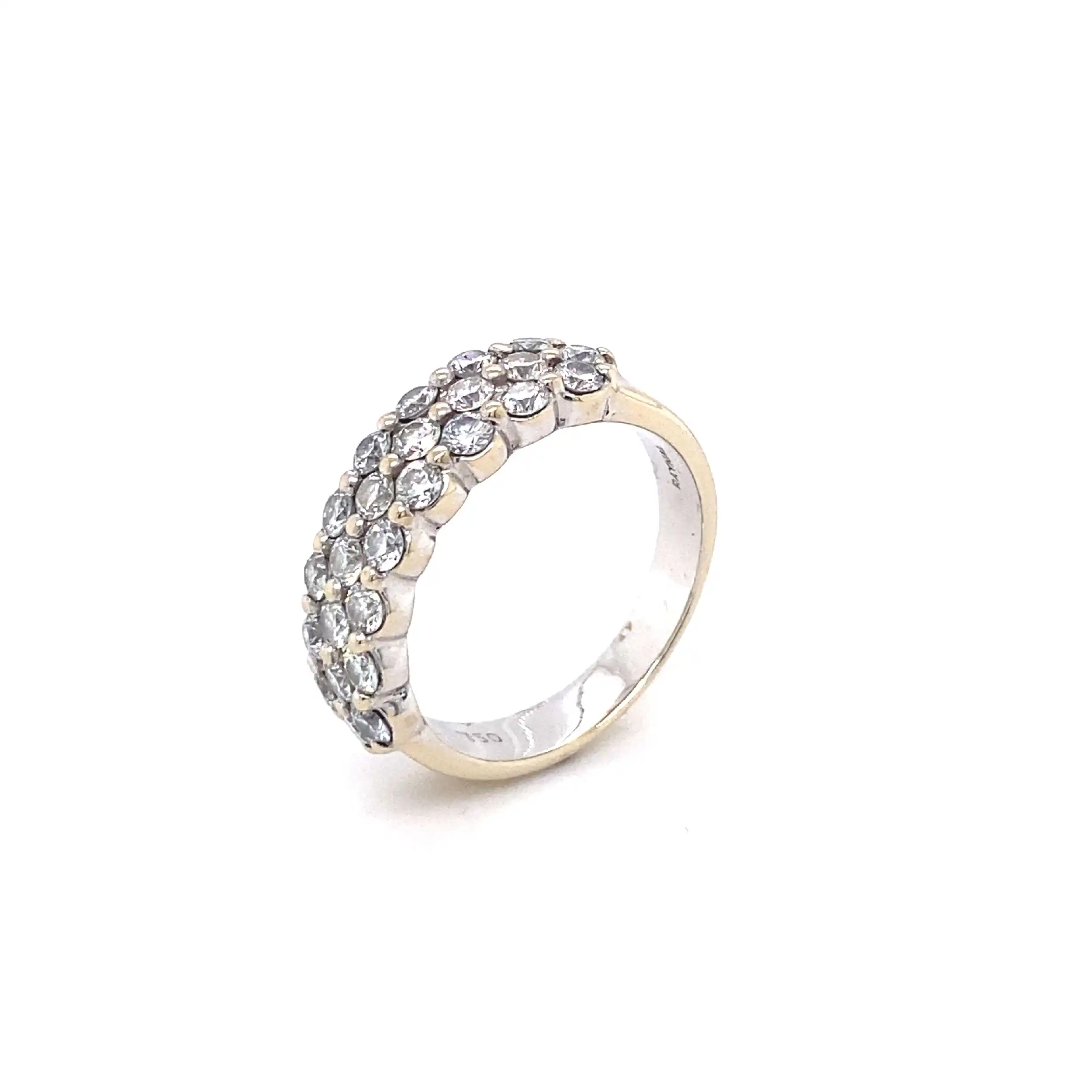 Ring Bicolor mit Brillanten
