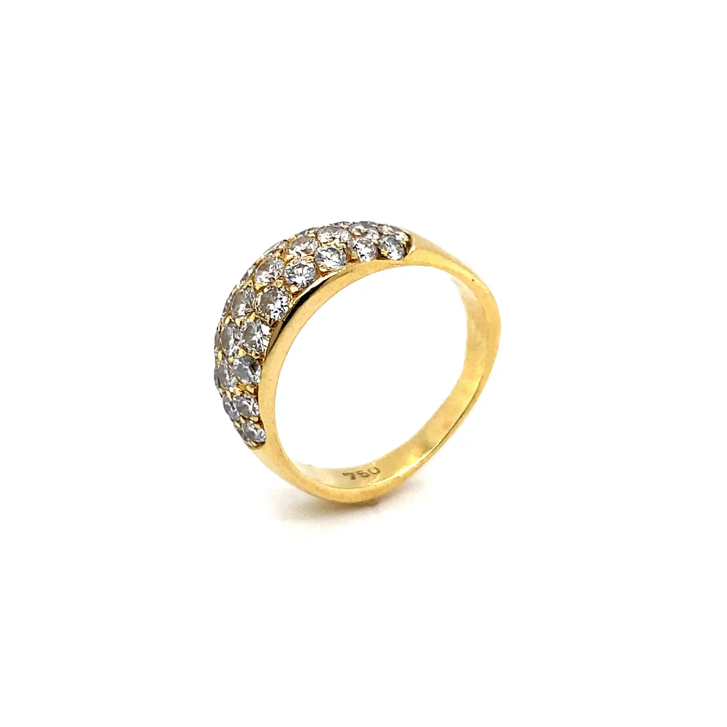 Ring Gelbgold mit Brillanten Ring Gelbgold mit Brillanten
