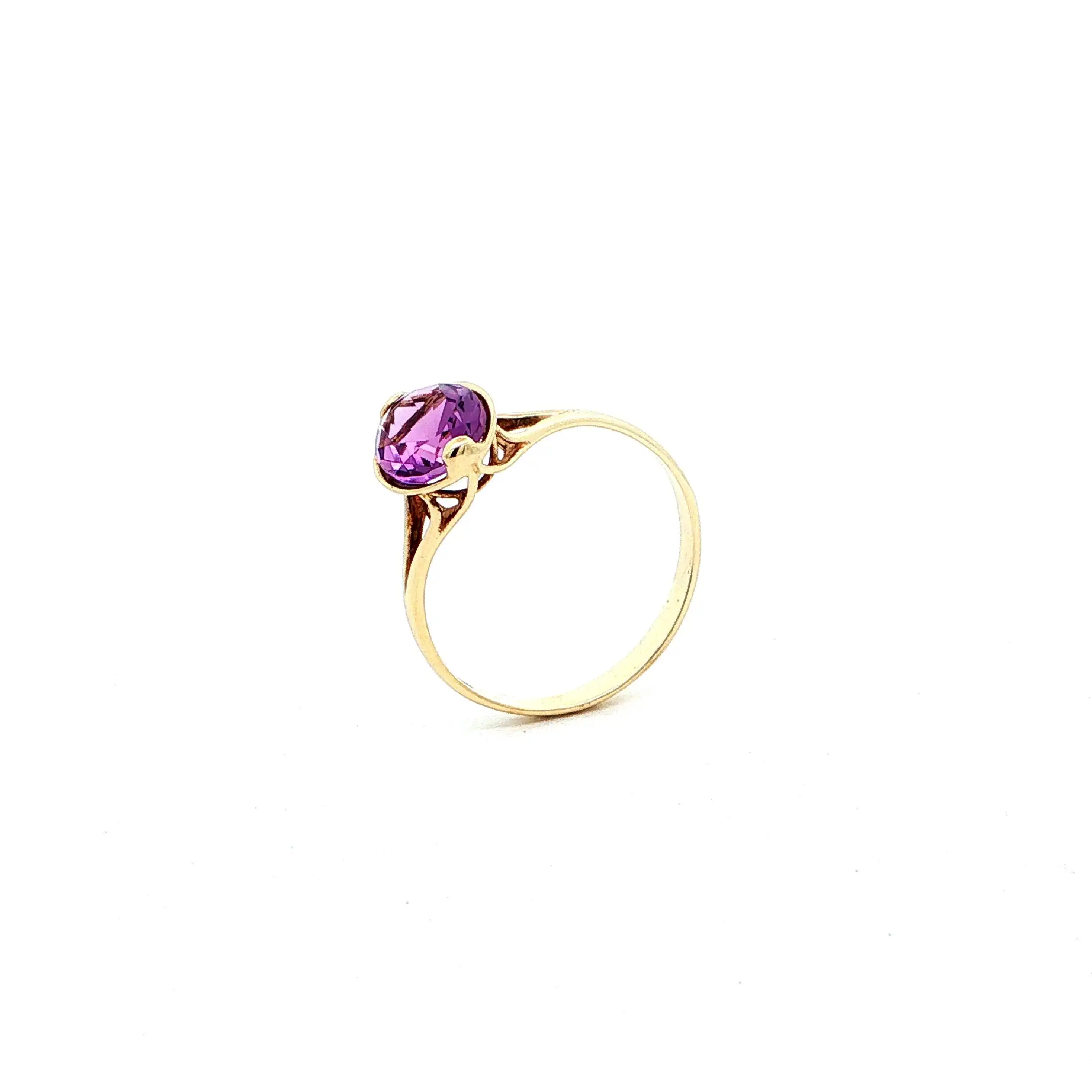 Ring Gelbgold mit Amethyst