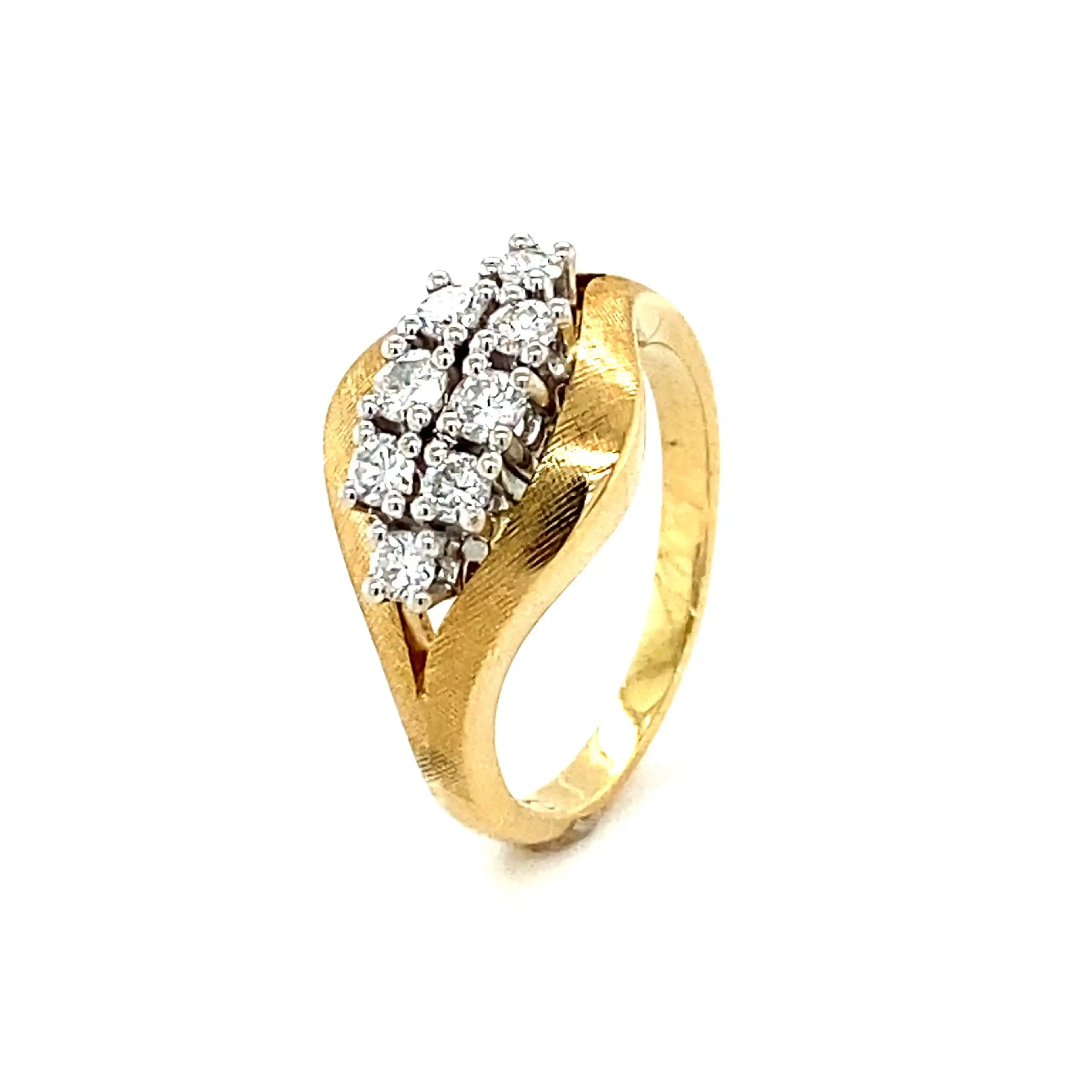 Ring Bicolor mit Brillanten Ring Bicolor mit Brillanten