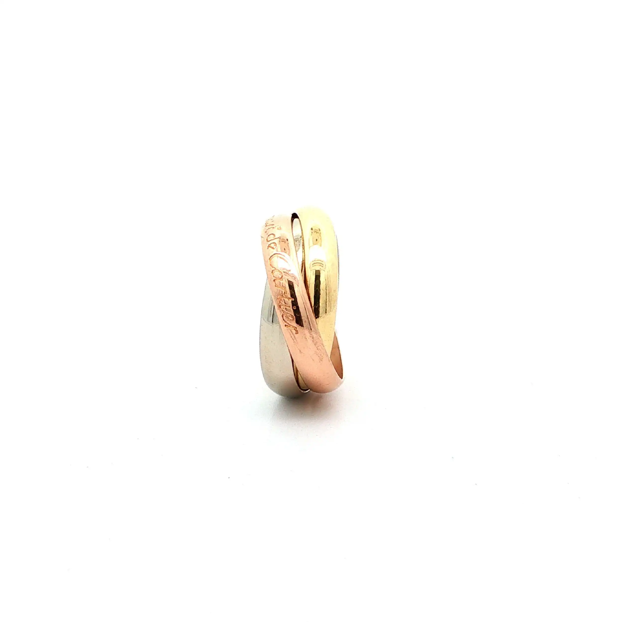 Ring Tricolor Cartier Trinity Ring Tricolor Cartier Trinity