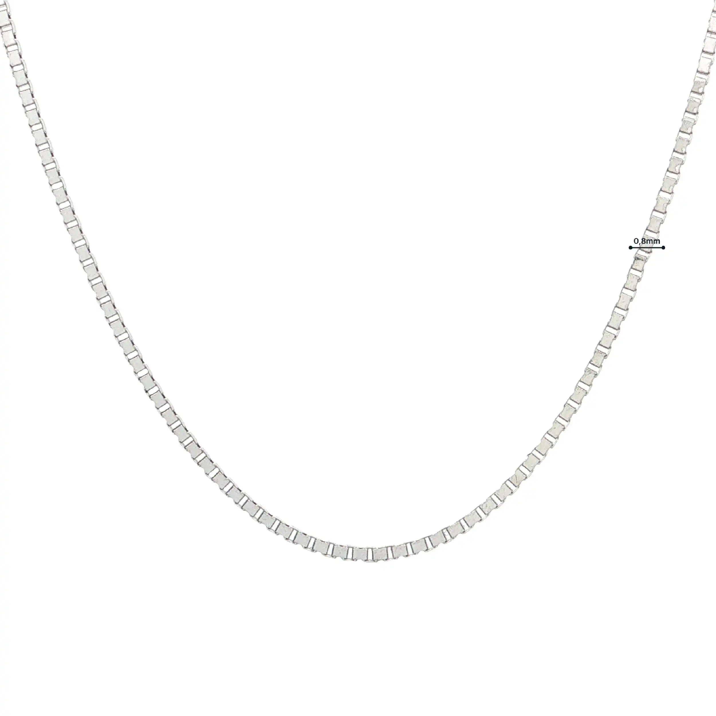 Venezianerkette Weißgold