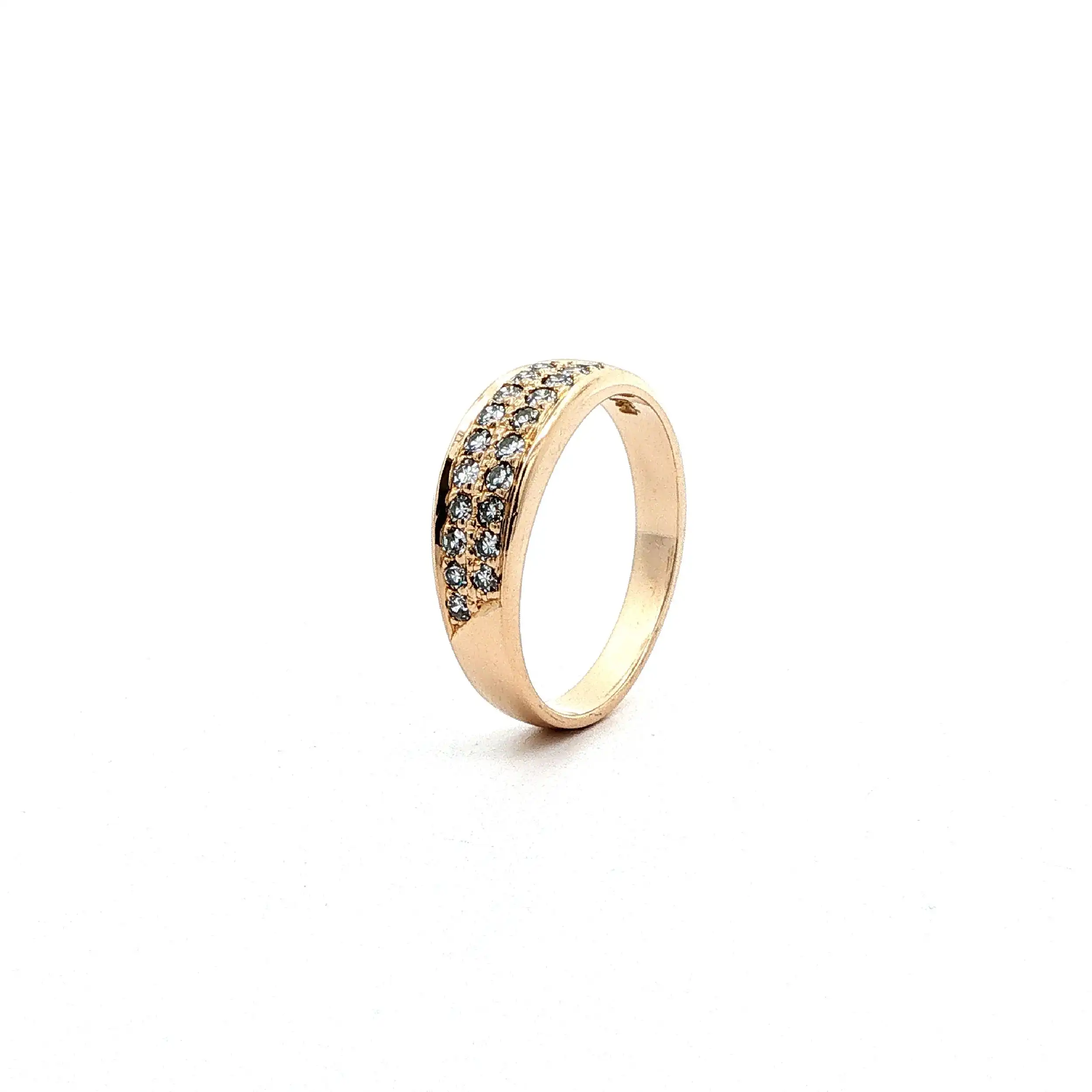 Ring Roségold mit Brillanten