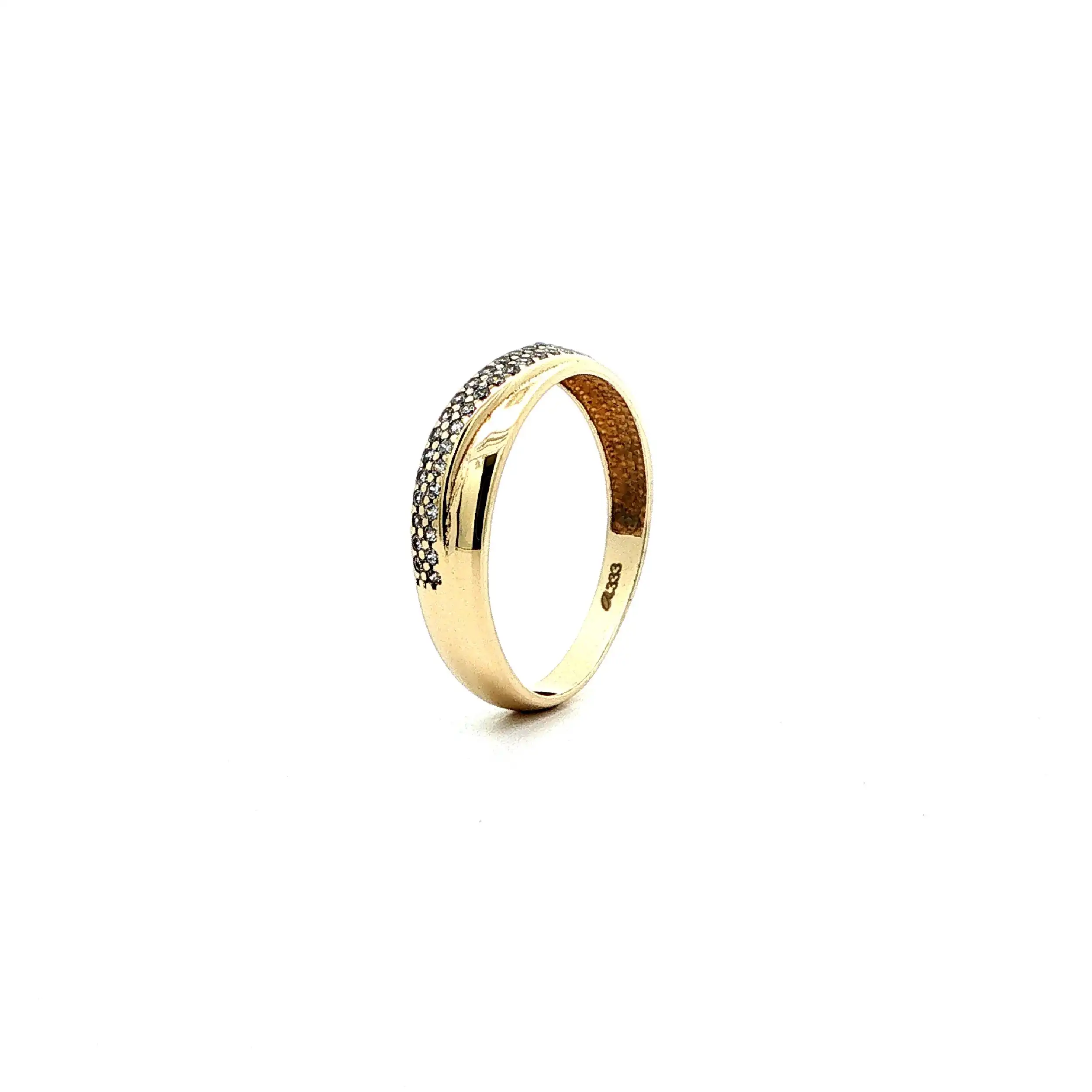 Ring Gelbgold mit Zirkonia Ring Gelbgold mit Zirkonia