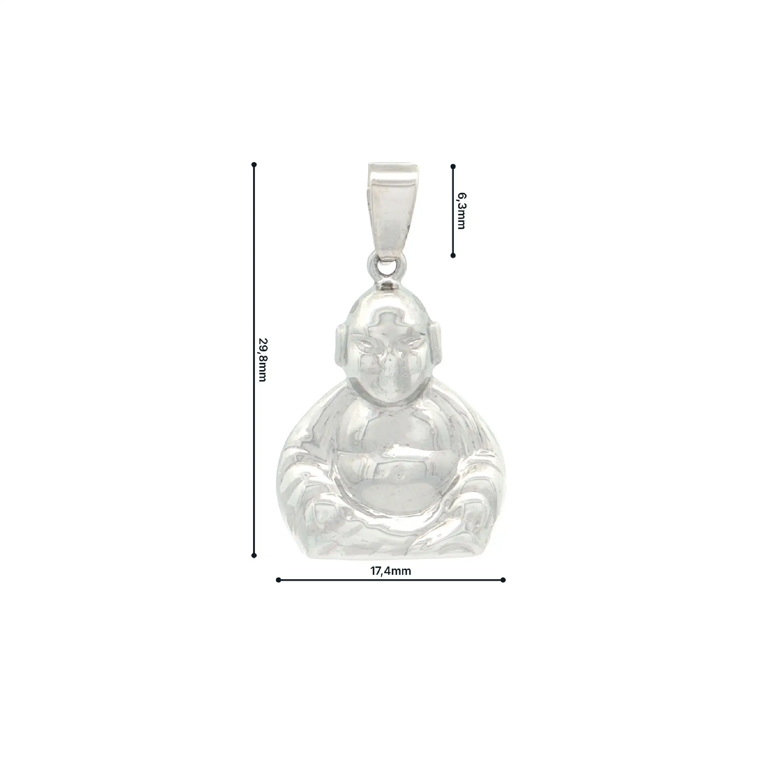 Anhänger Silber "Buddha"
