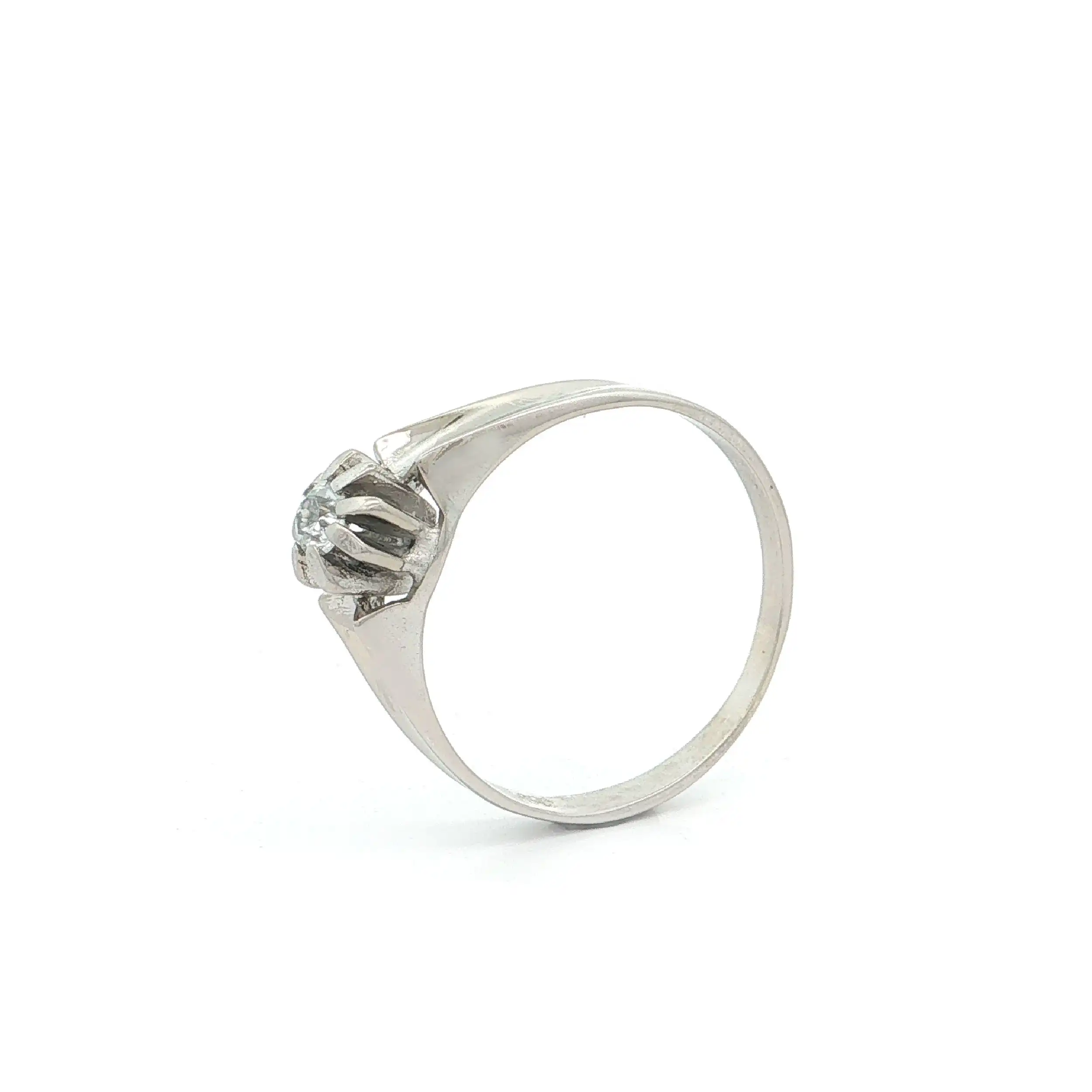 Ring Weißgold mit Zirkonia