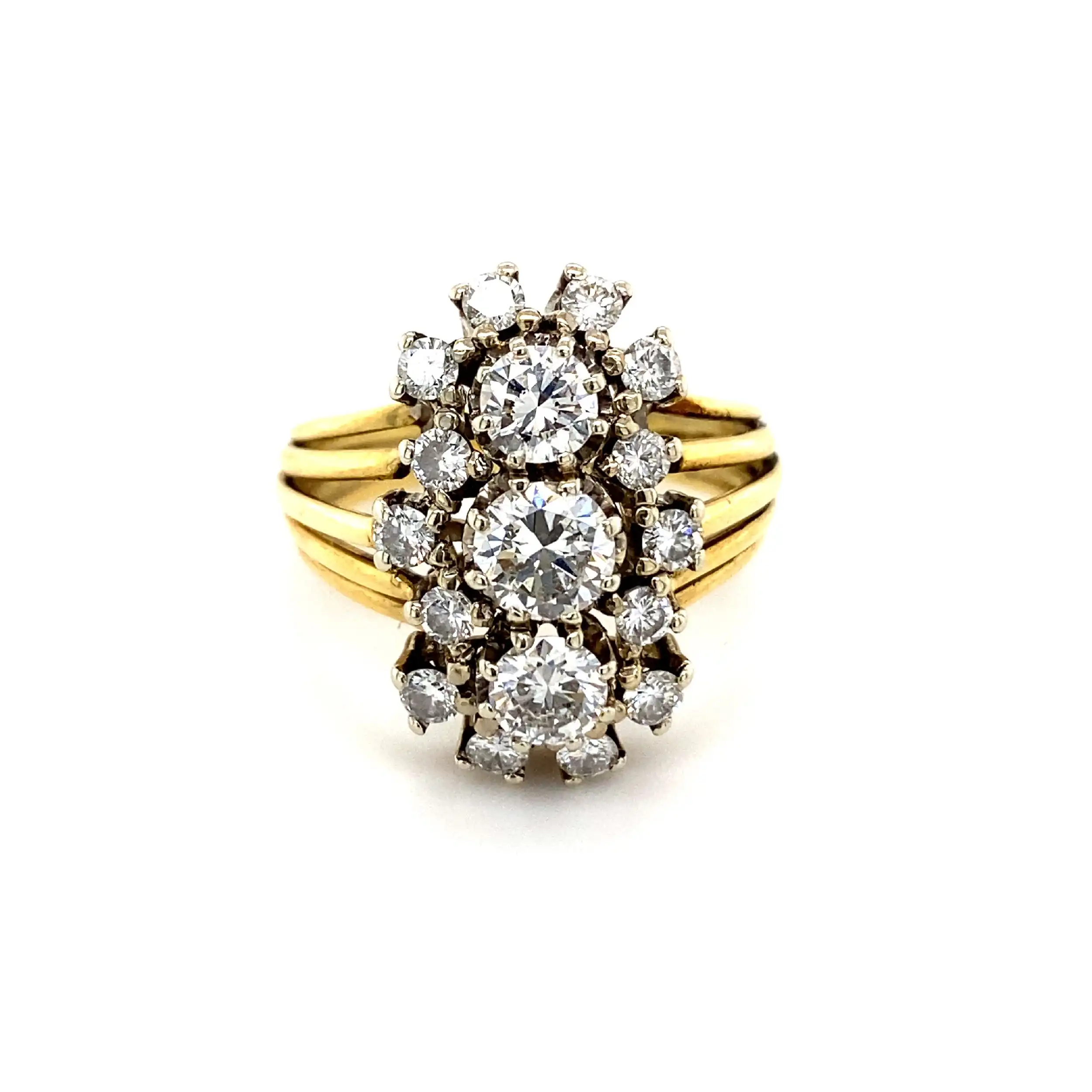 Ring Bicolor mit Brillanten Ring Bicolor mit Brillanten