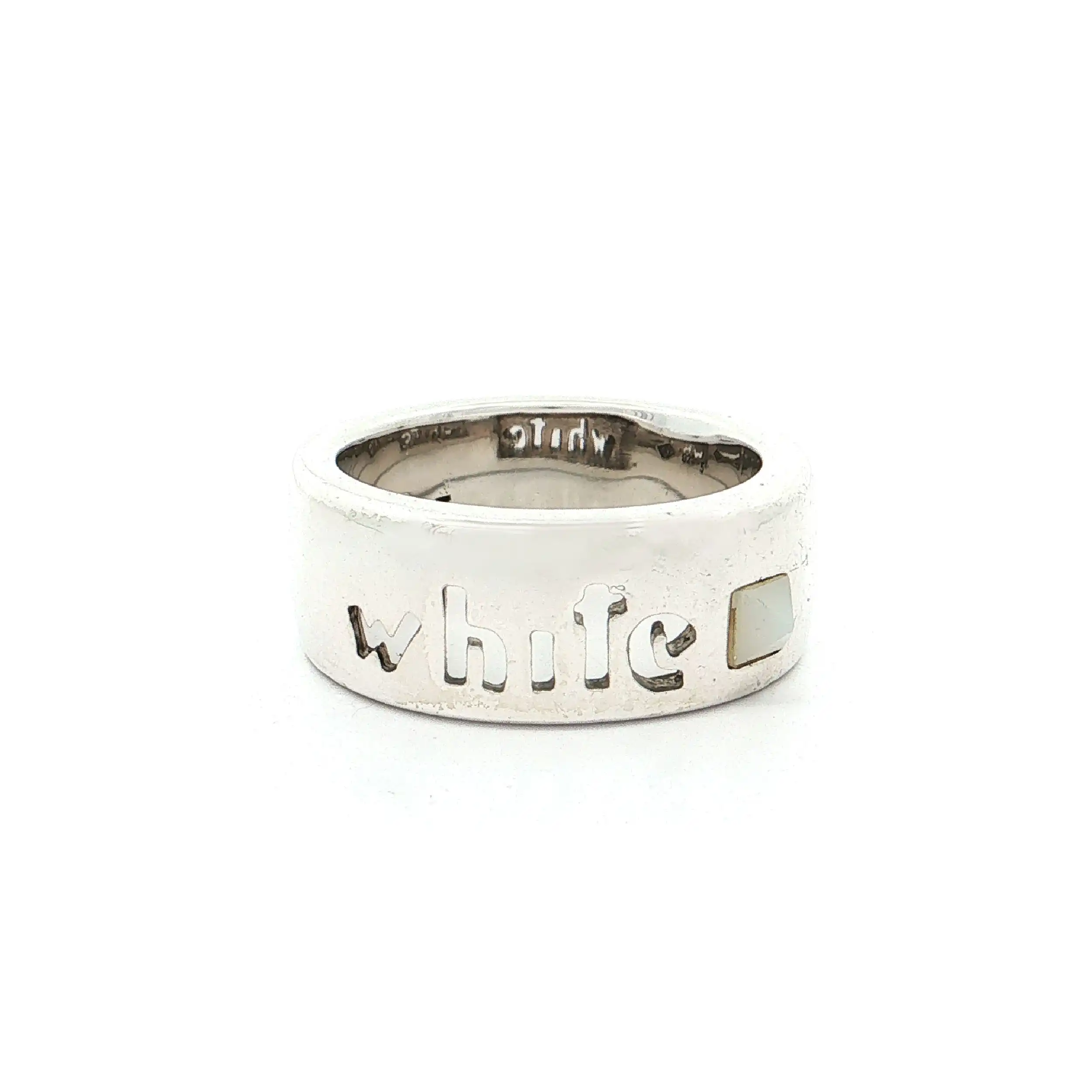 Ring Silber "White" mit weißem Farbstein Ring Silber "White" mit weißem Farbstein