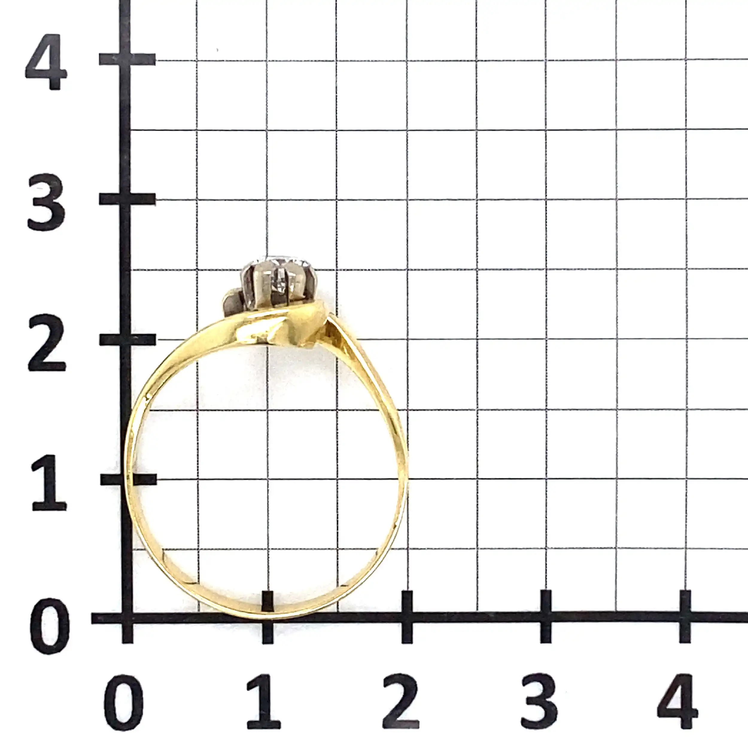 Ring Bicolor mit Brillant Ring Bicolor mit Brillant