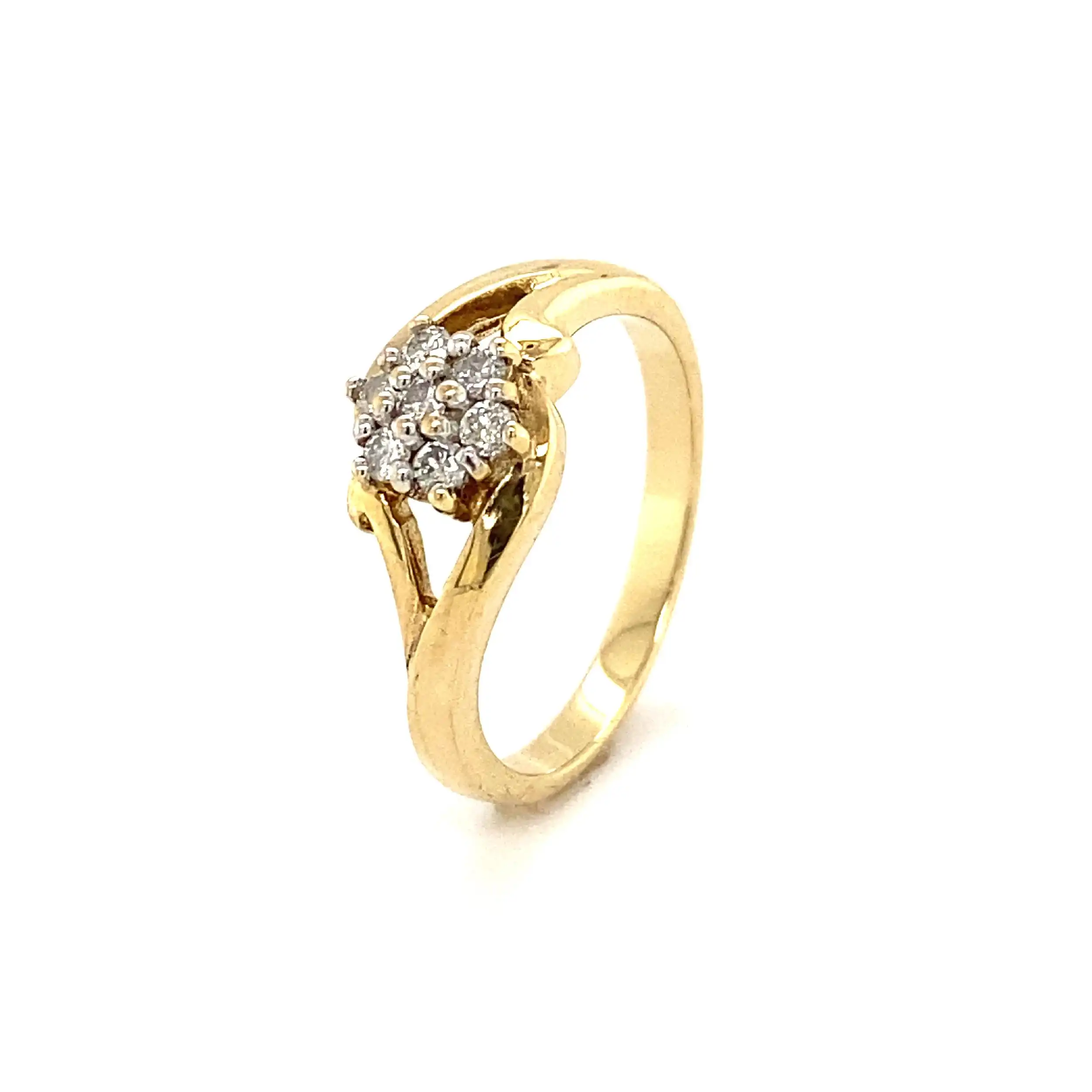 Ring Gelbgold mit Brillanten Ring Gelbgold mit Brillanten