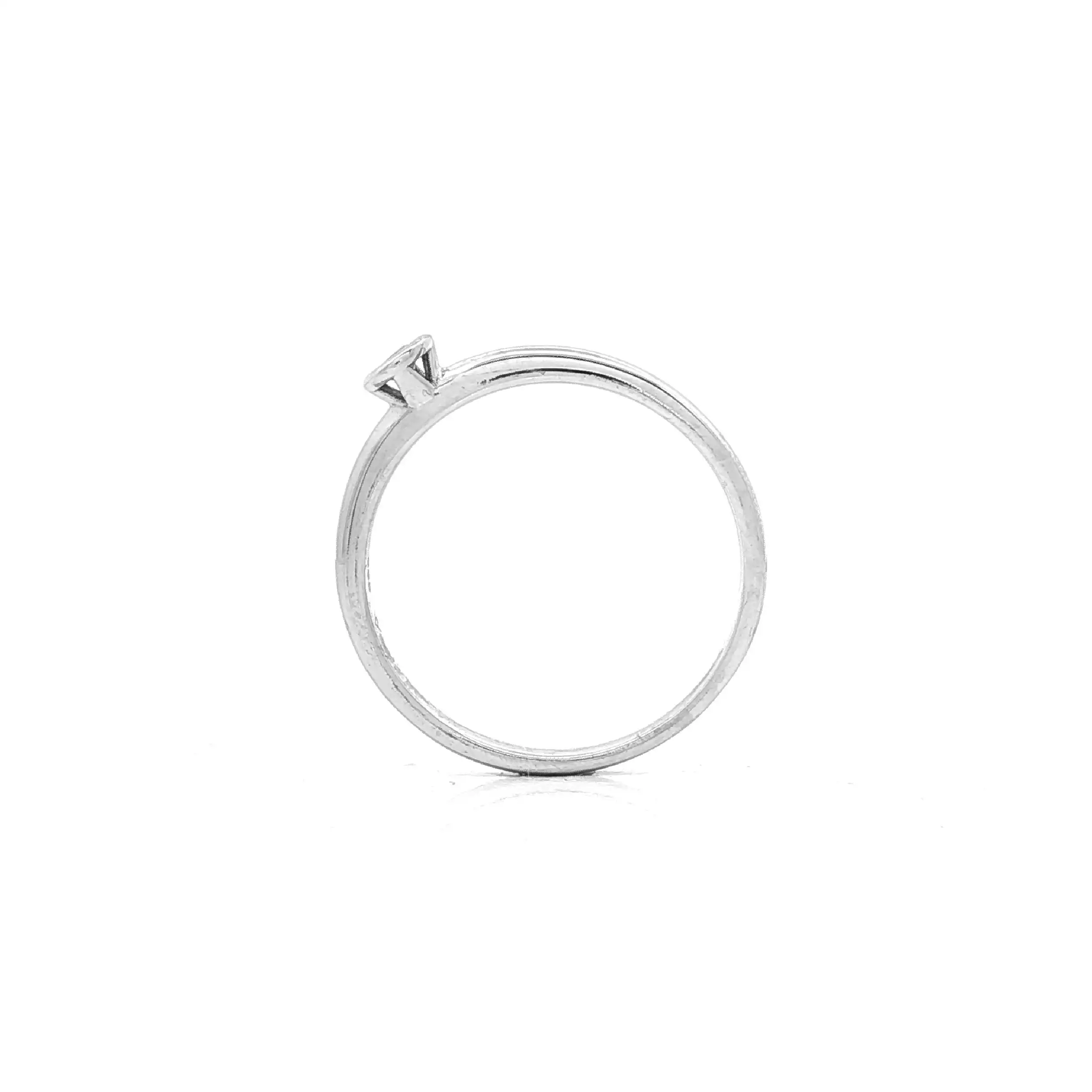 Ring Weißgold mit Solitär Brillant Ring Weißgold mit Solitär Brillant
