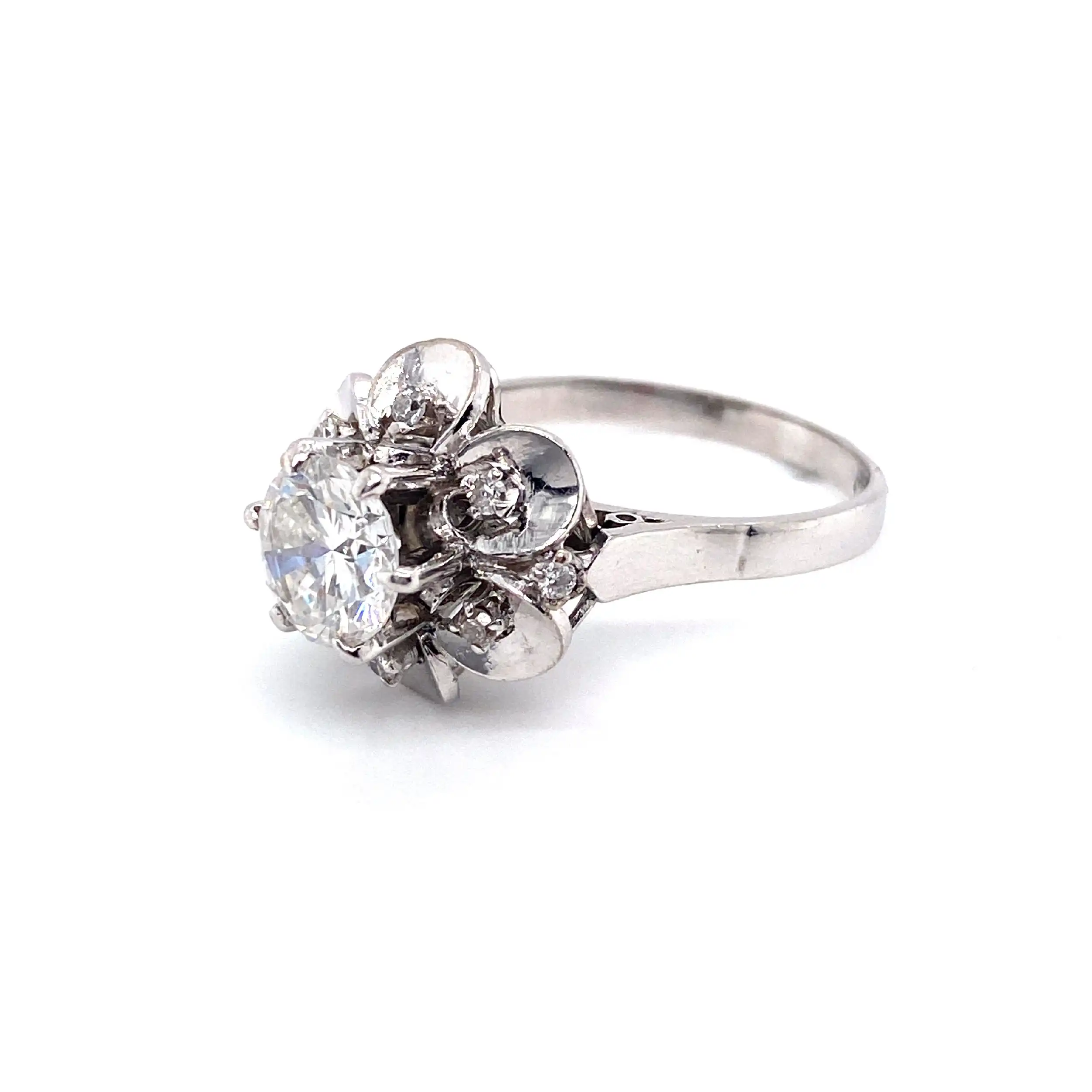 Ring Weißgold mit Brillanten Ring Weißgold mit Brillanten