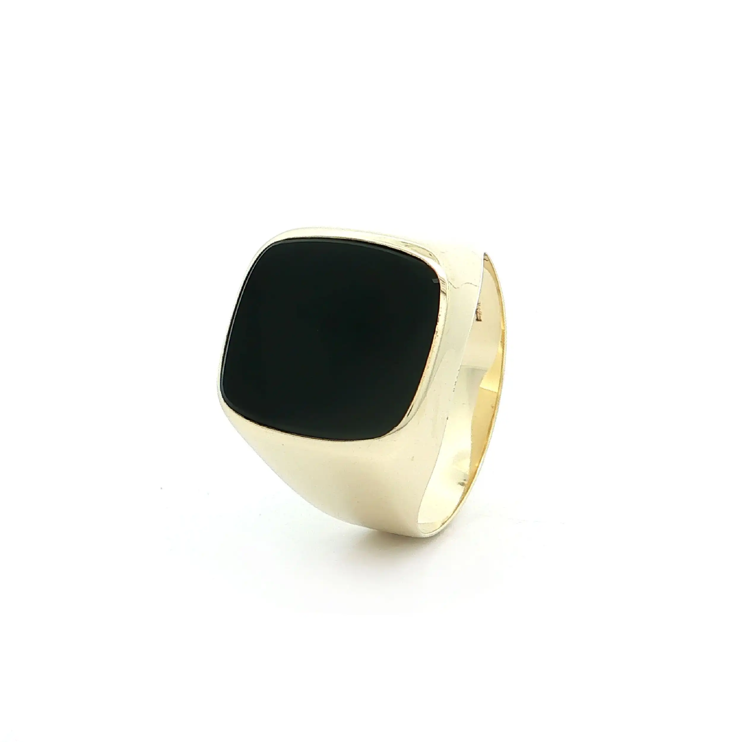 Ring Gelbgold mit Onyx