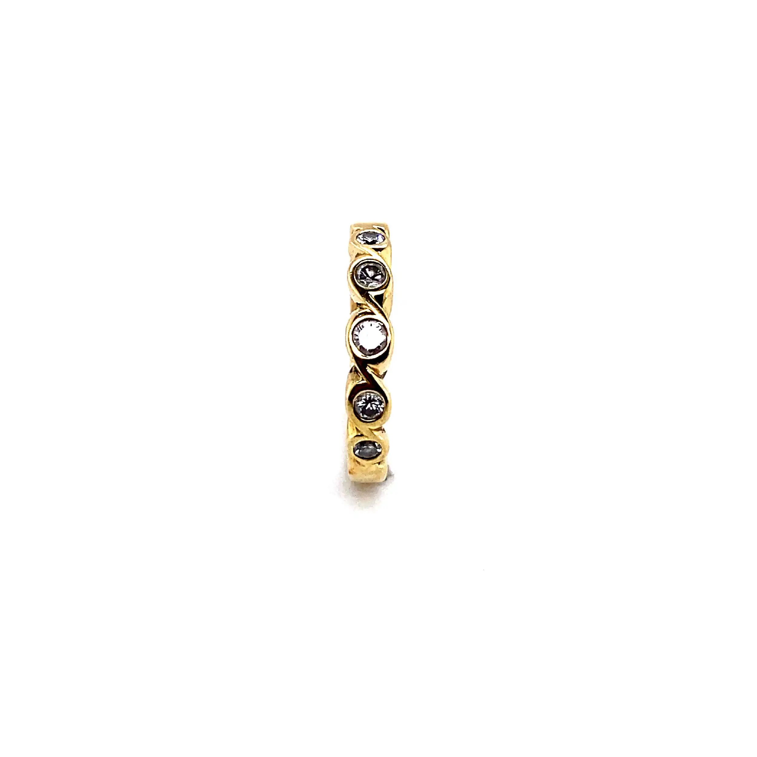Ring Gelbgold mit Brillanten