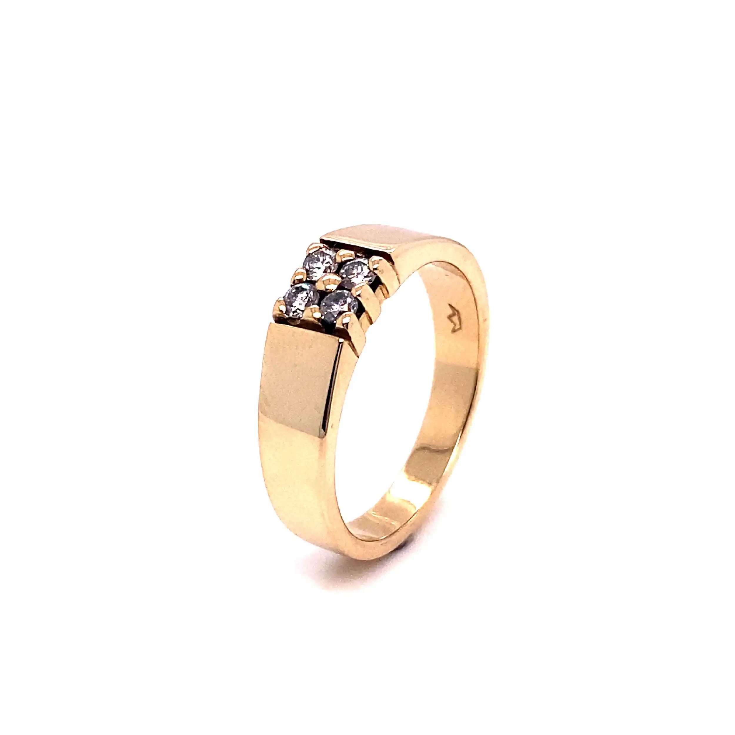 Ring Gelbgold mit Brillanten Ring Gelbgold mit Brillanten