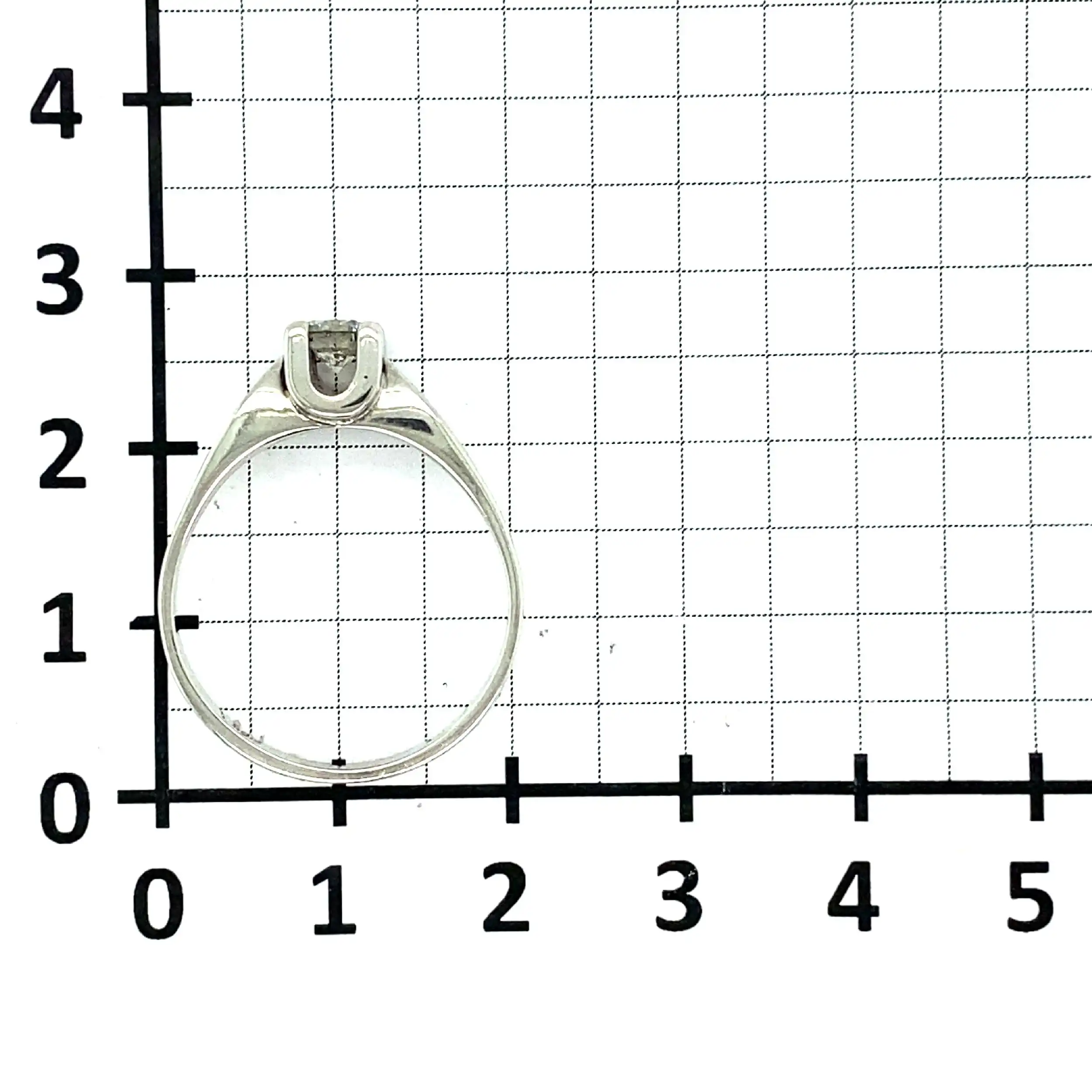 Ring Weißgold mit Brillant Solitär