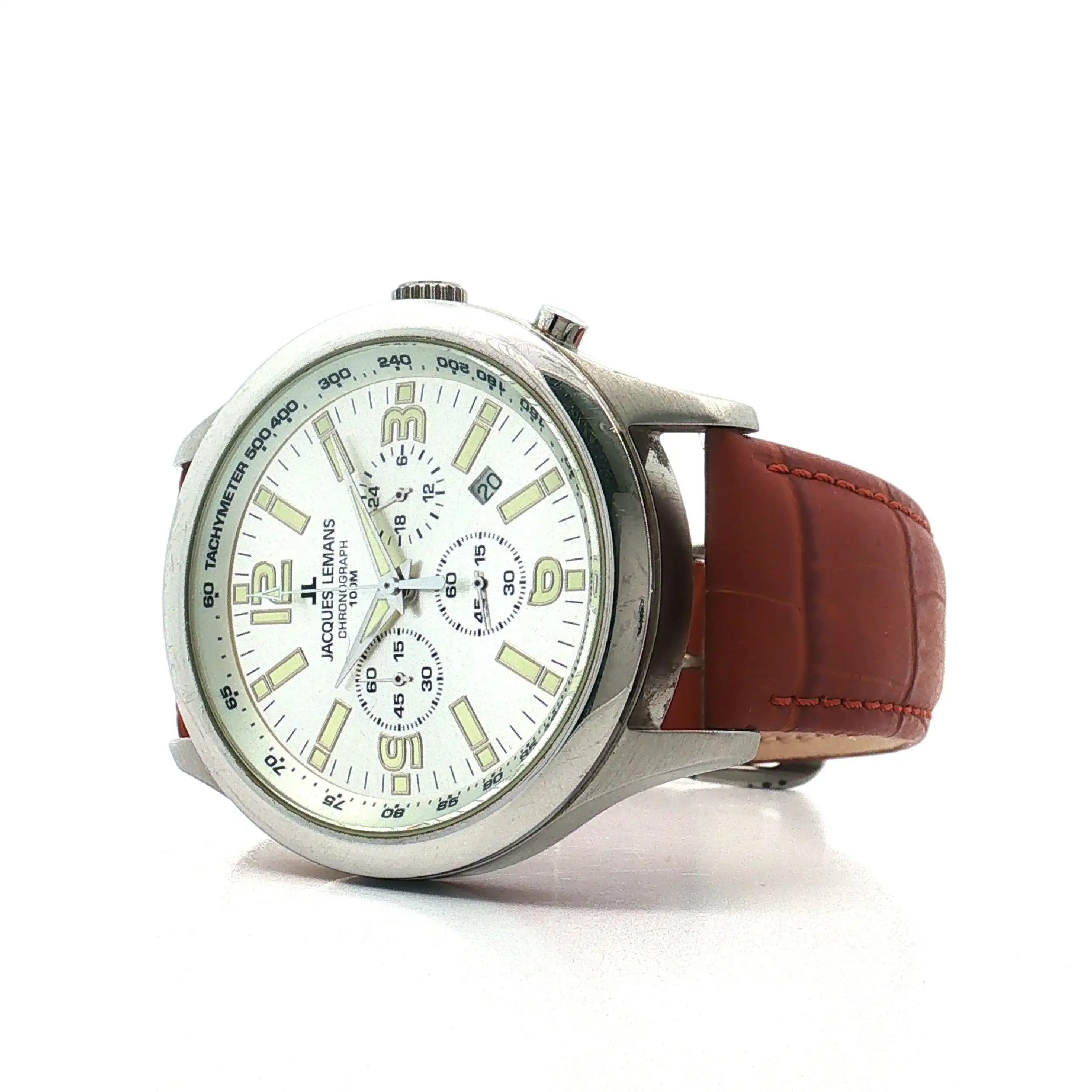 Herrenuhr Jaques Lemans Quarzuhr vermackt