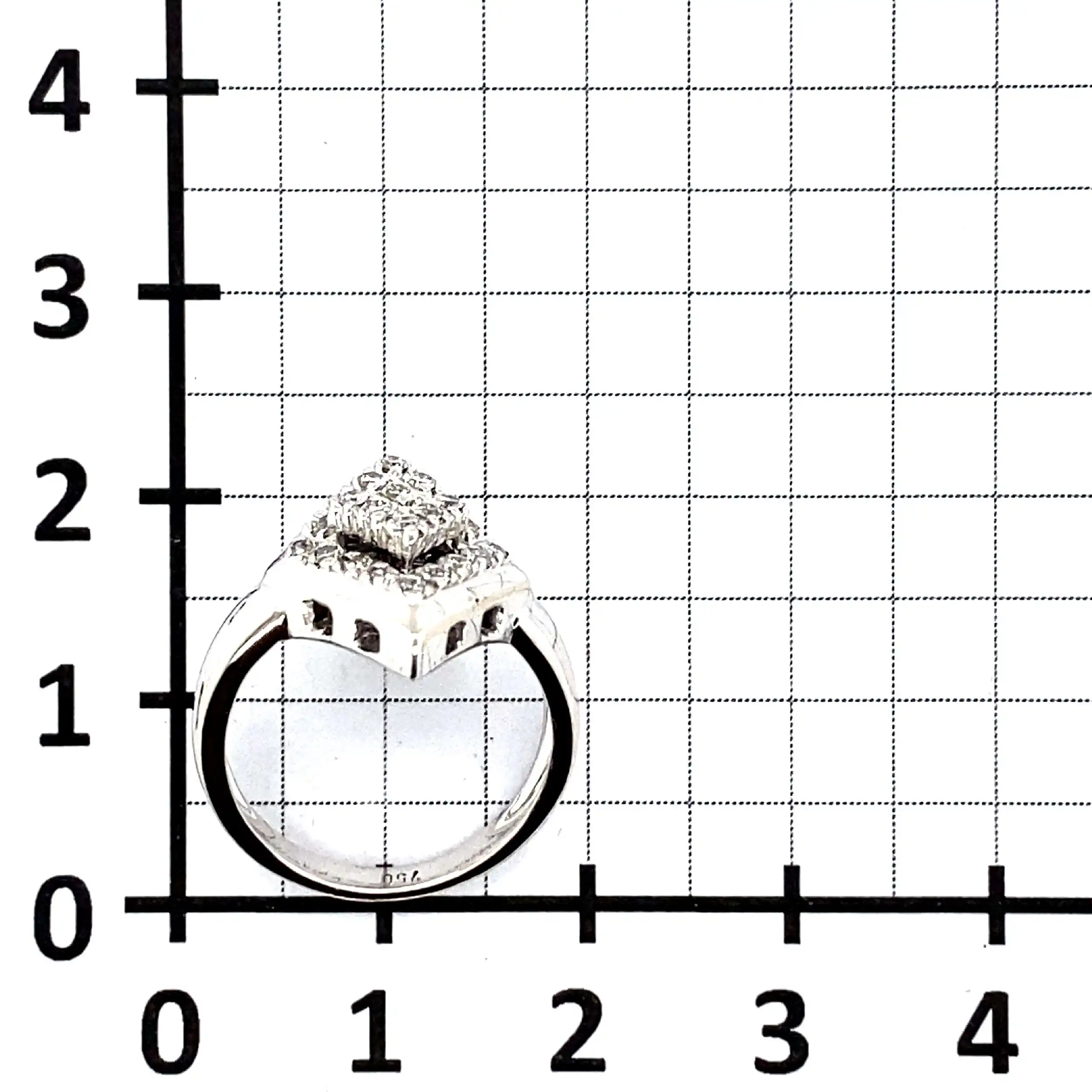 Ring Weißgold mit Brillanten Ring Weißgold mit Brillanten