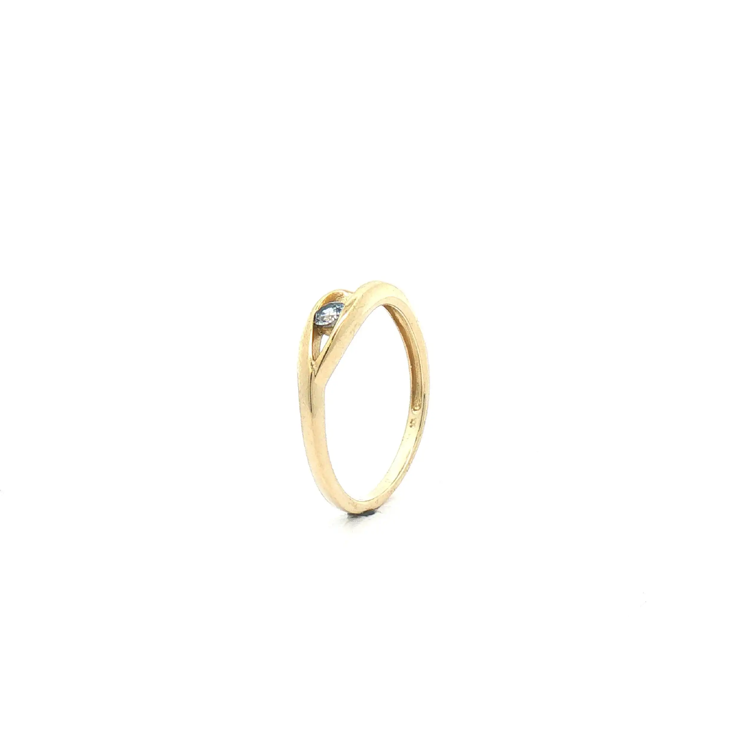 Ring Gelbgold mit Zirkonia Ring Gelbgold mit Zirkonia
