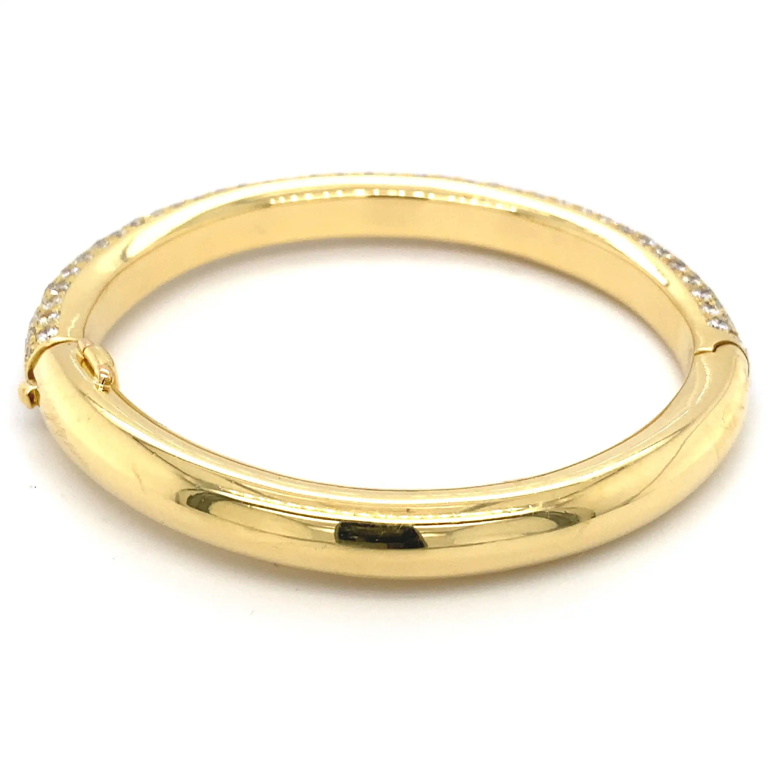 Armreif Gelbgold mit Brillanten Armreif Gelbgold mit Brillanten