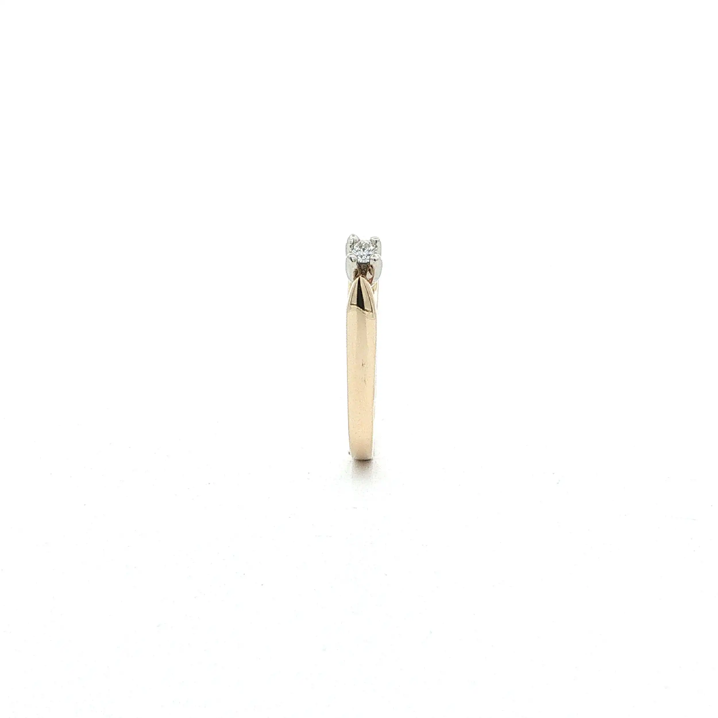 Ring Gelbgold mit Brillant Ring Gelbgold mit Brillant