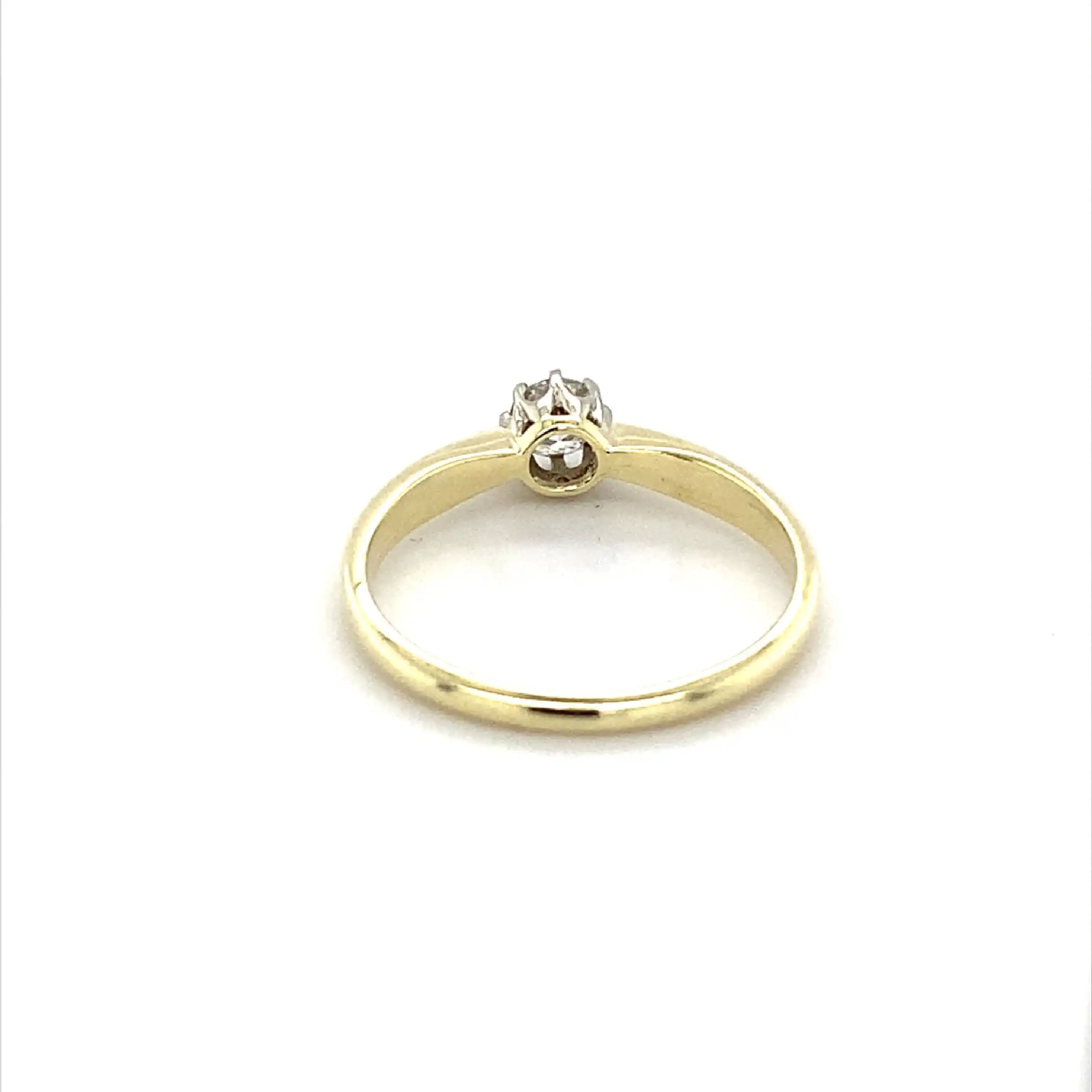 Ring Bicolor mit Brillant Ring Bicolor mit Brillant