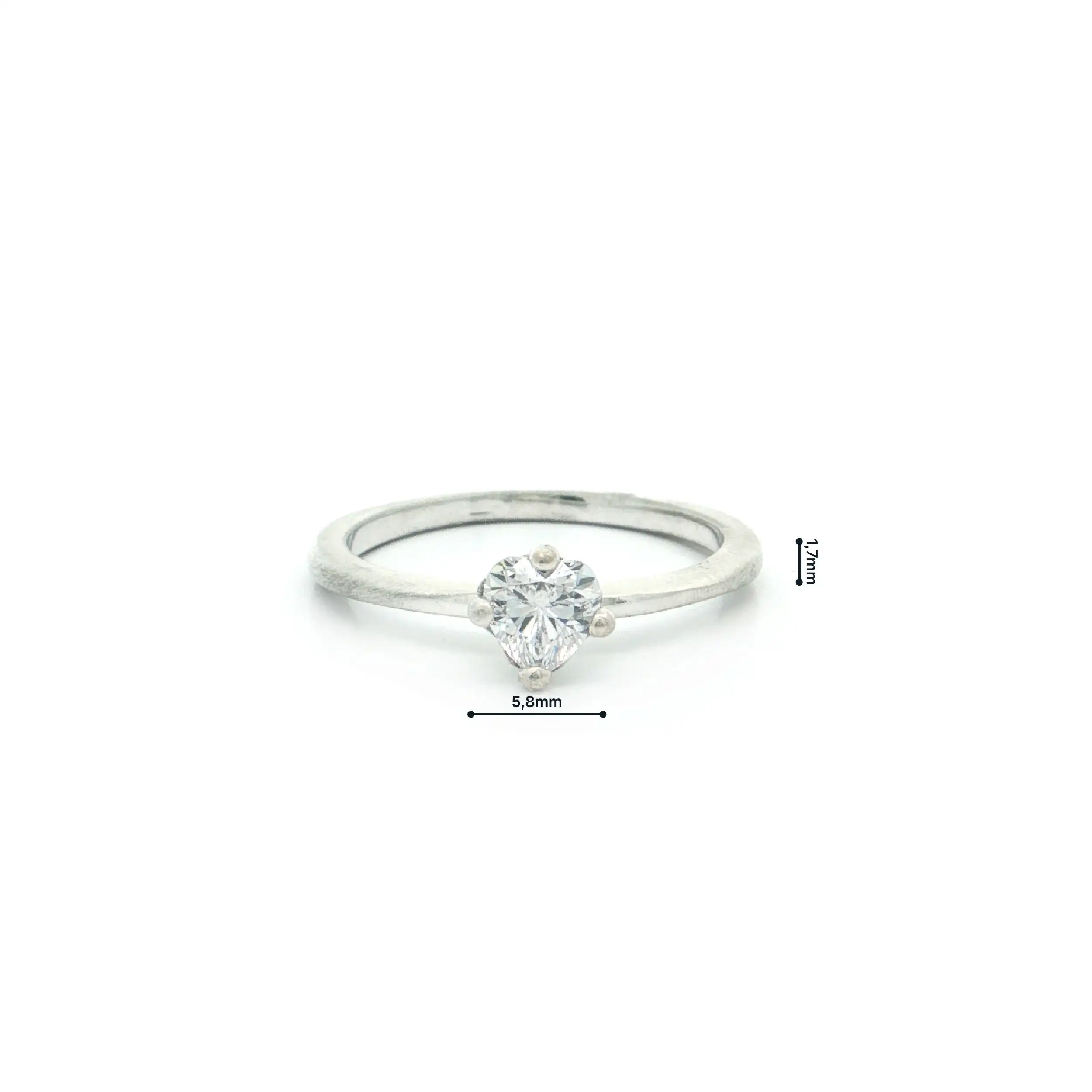 Ring Silber mit Zirkonia "Pandora"