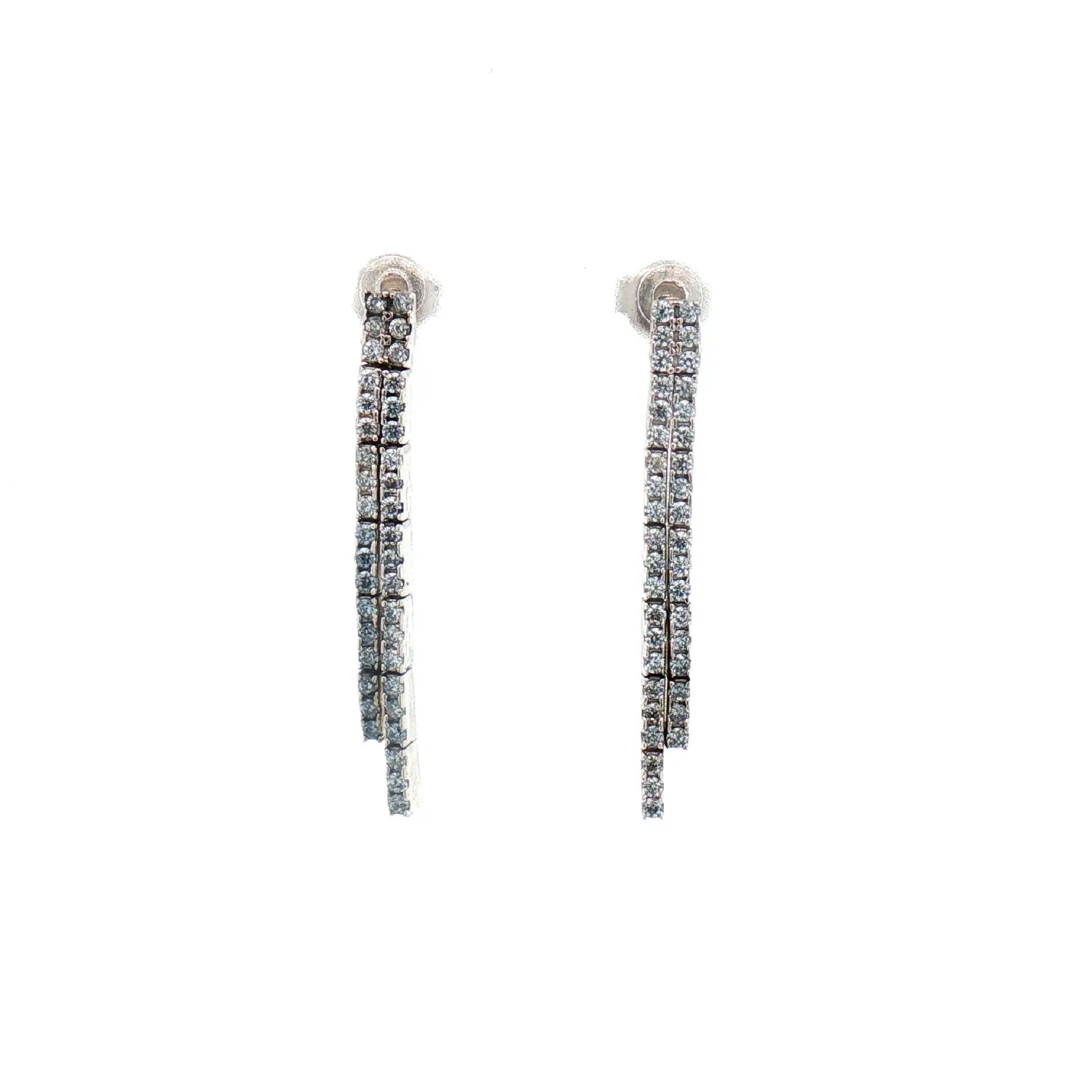 Ohrhänger Silber mit Zirkonia