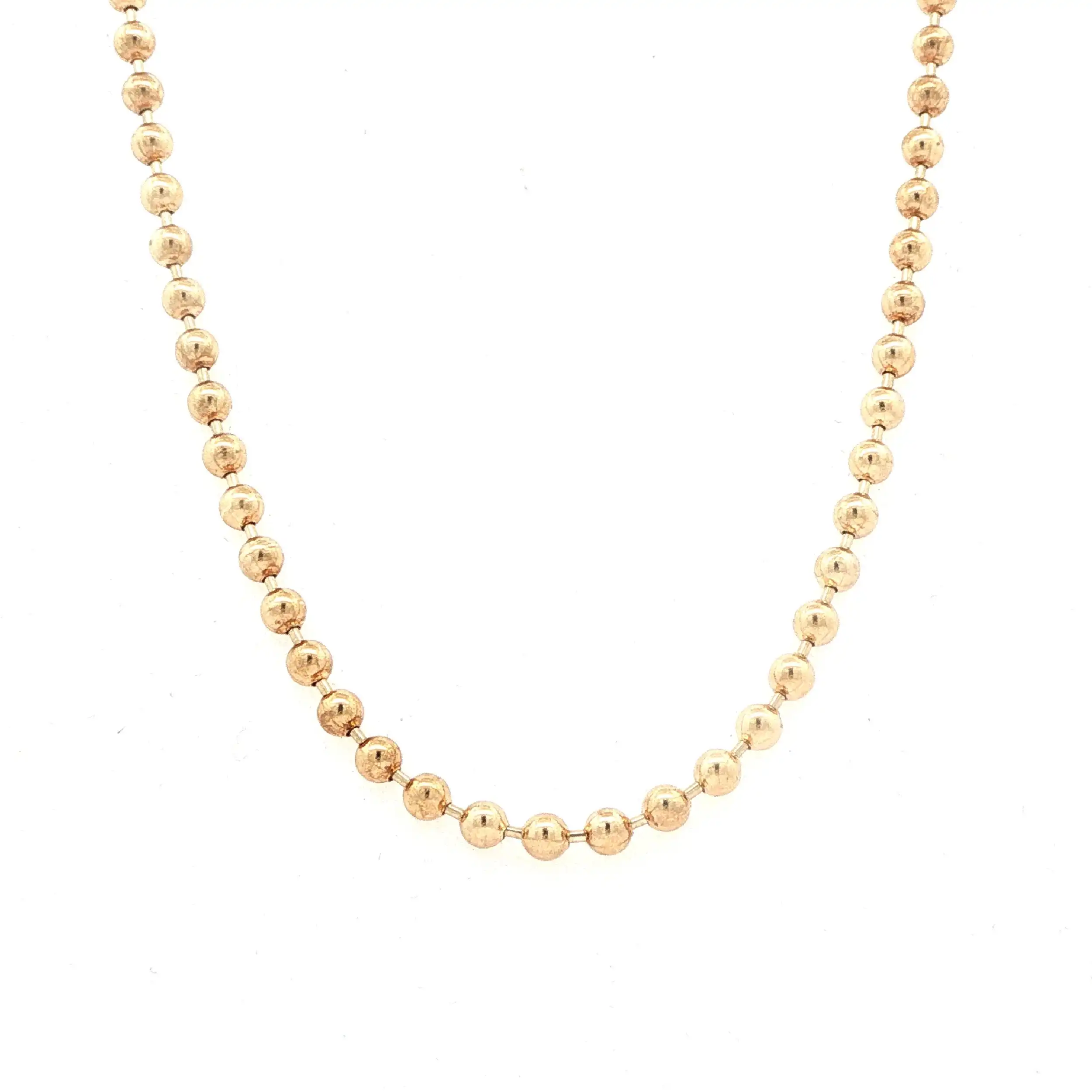 Kugelkette Gelbgold