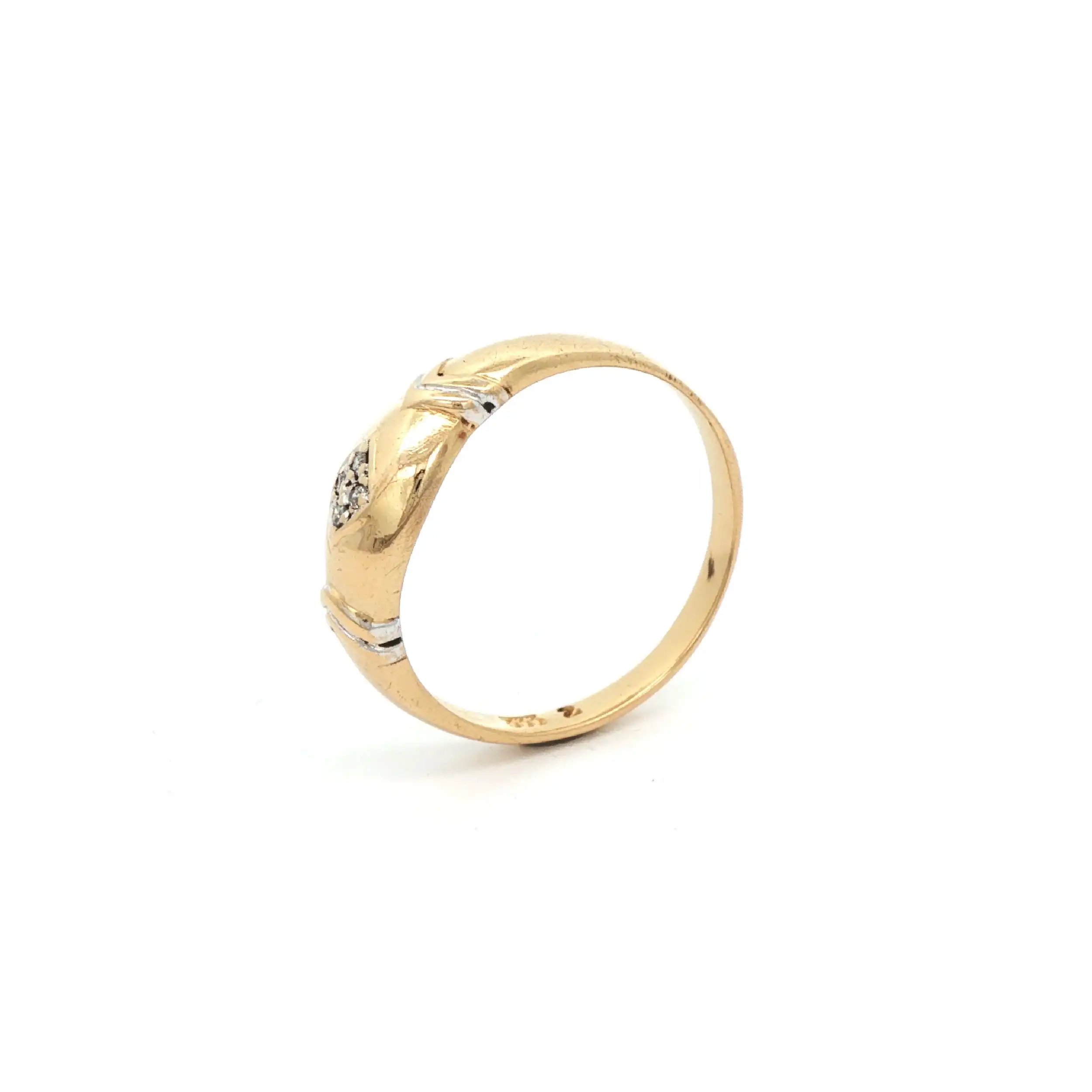 Ring Gelbgold mit Diamanten Ring Gelbgold mit Diamanten