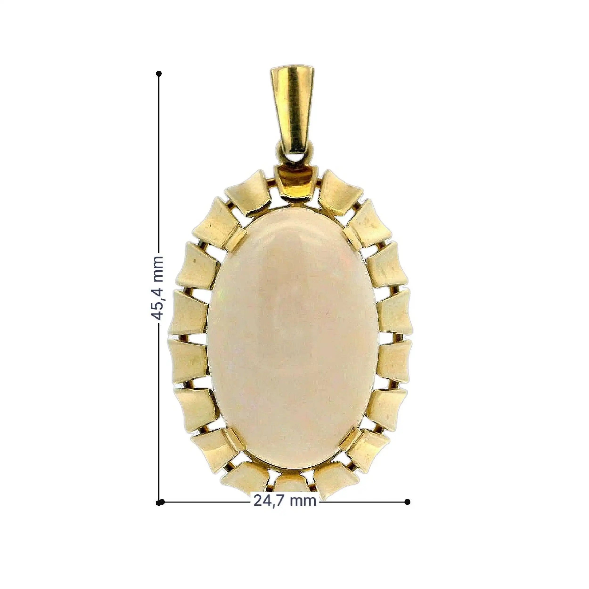 Anhänger Gelbgold mit Opal Anhänger Gelbgold mit Opal