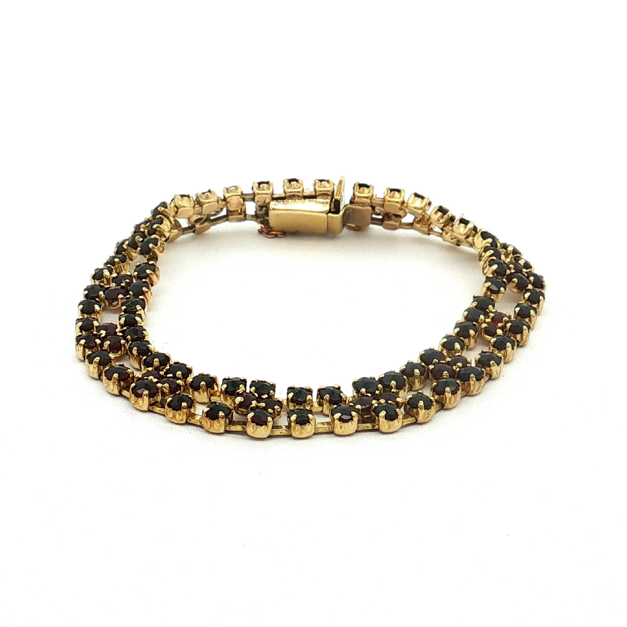 Armband Gelbgold mit Granat
