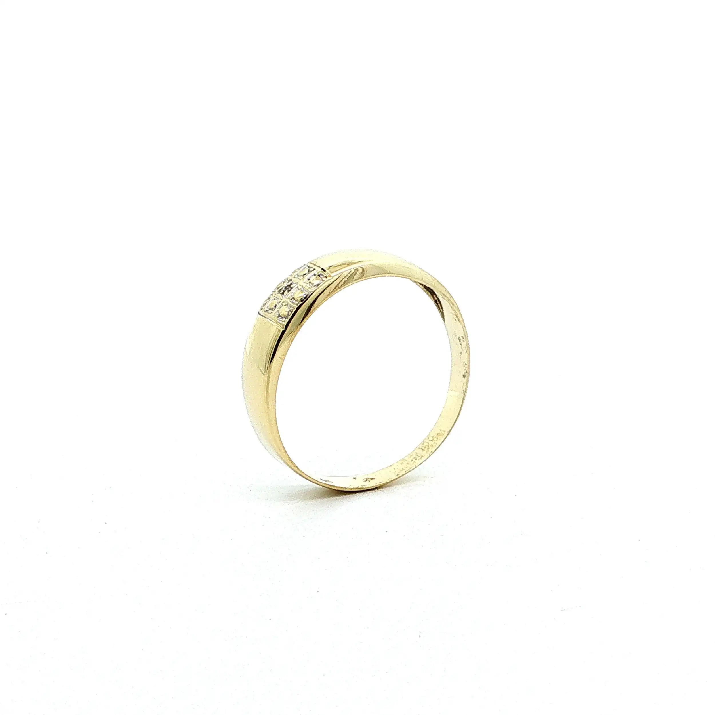 Ring Gelbgold mit Diamant