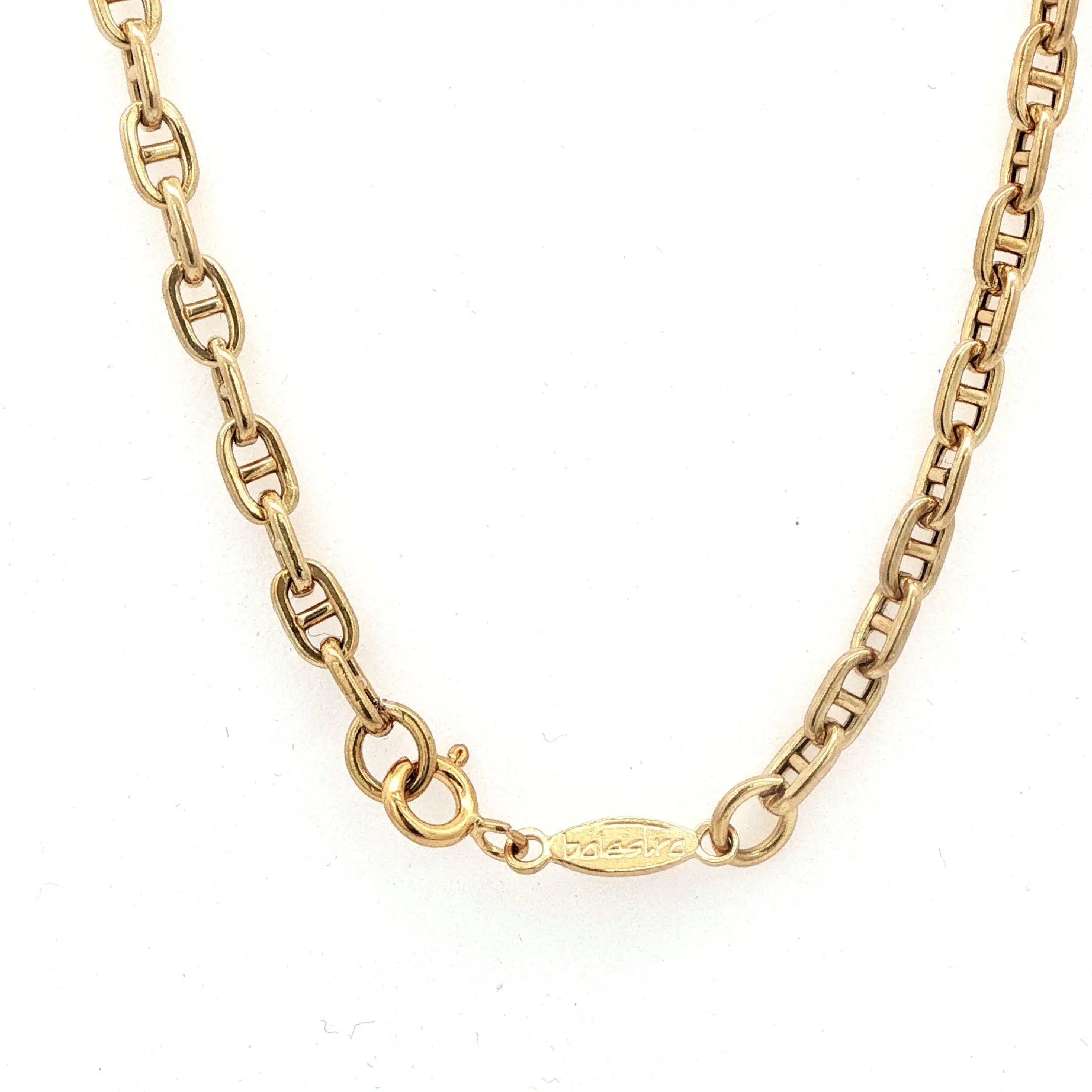 Stäbchen-Ankerkette Gelbgold