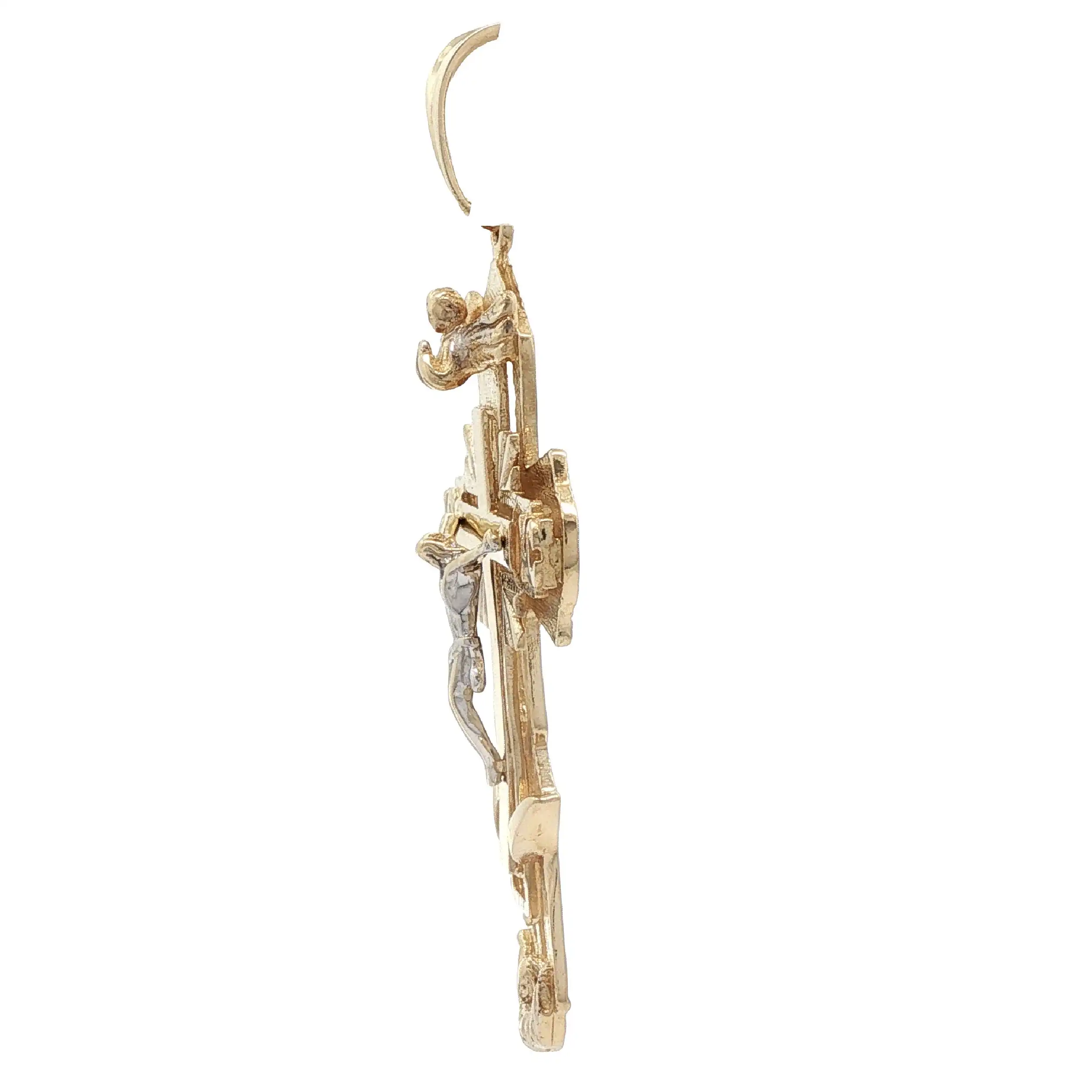 Kreuzanhänger Bicolor mit Korpus Christi Kreuzanhänger Bicolor mit Korpus Christi