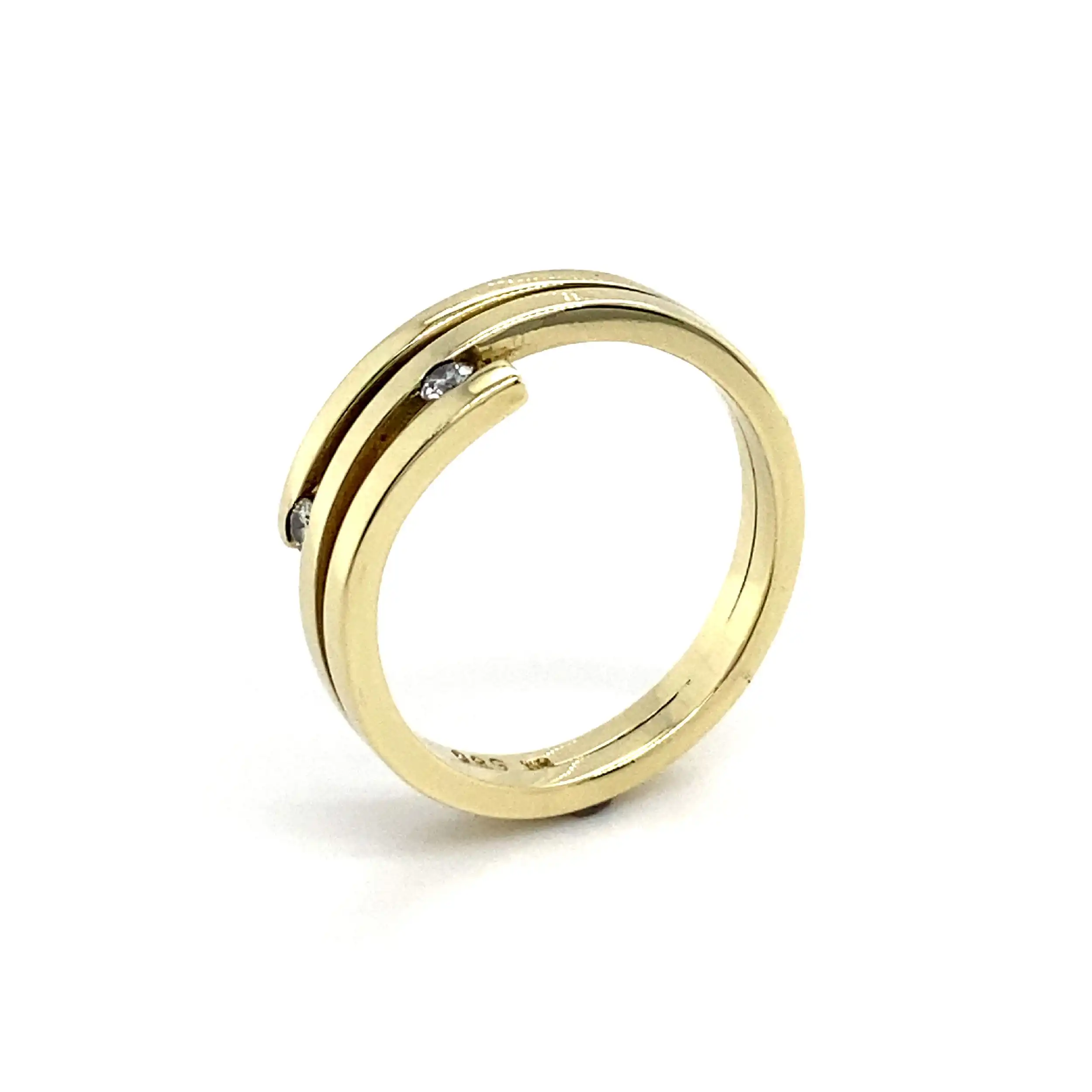 Ring Gelbgold mit Brillanten Ring Gelbgold mit Brillanten