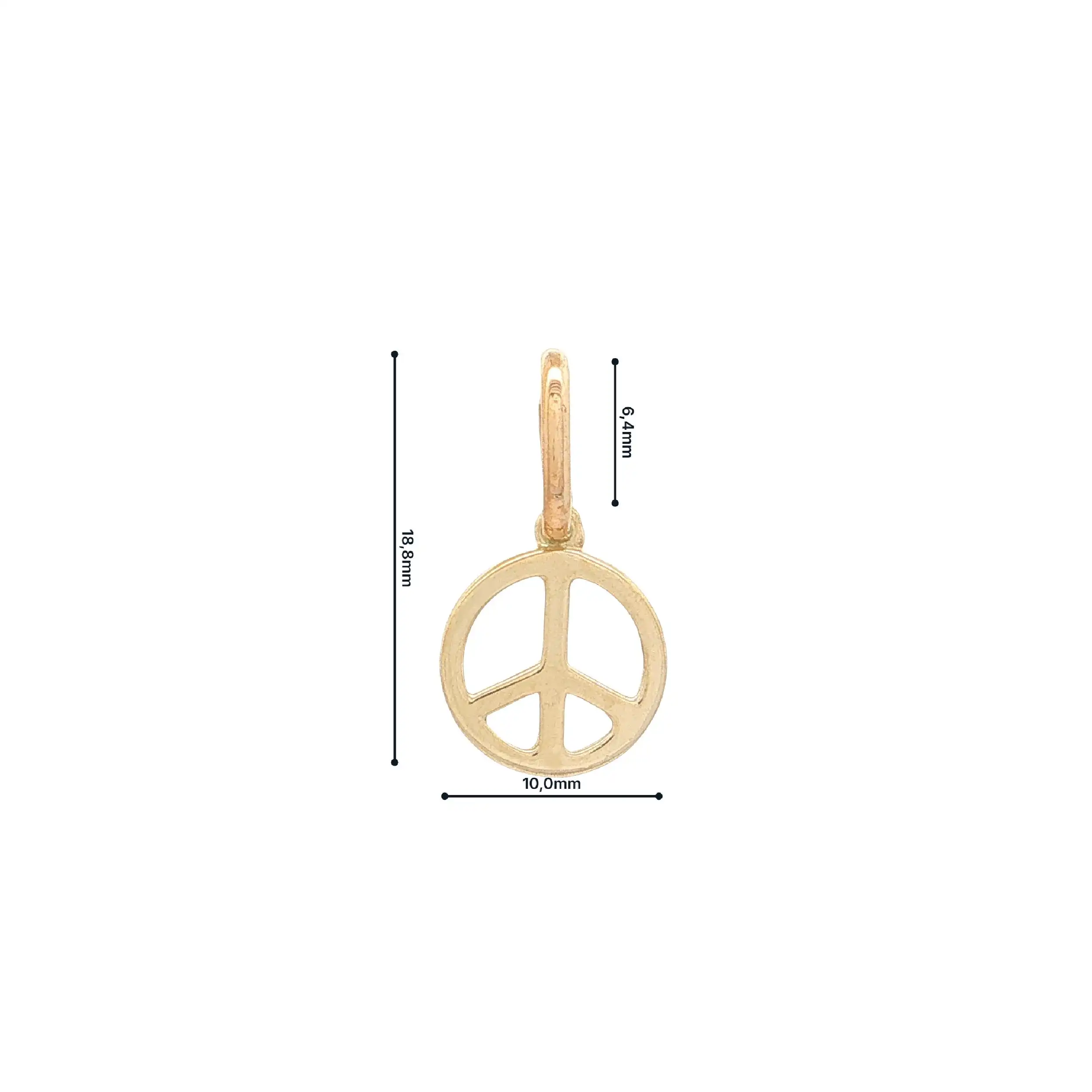 Anhänger Gelbgold "Peace" Anhänger Gelbgold "Peace"