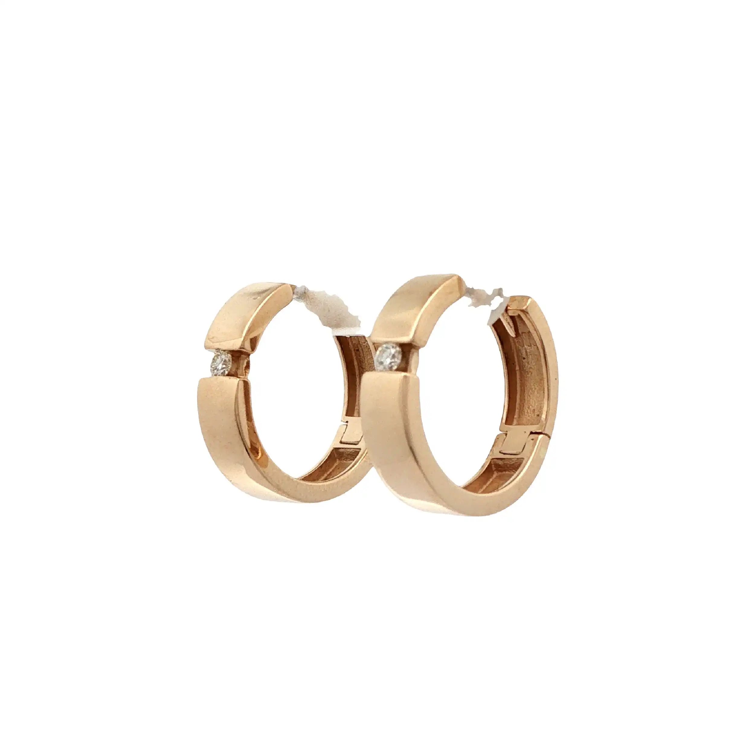 Creolen Gelbgold mit Brillanten Creolen Gelbgold mit Brillanten