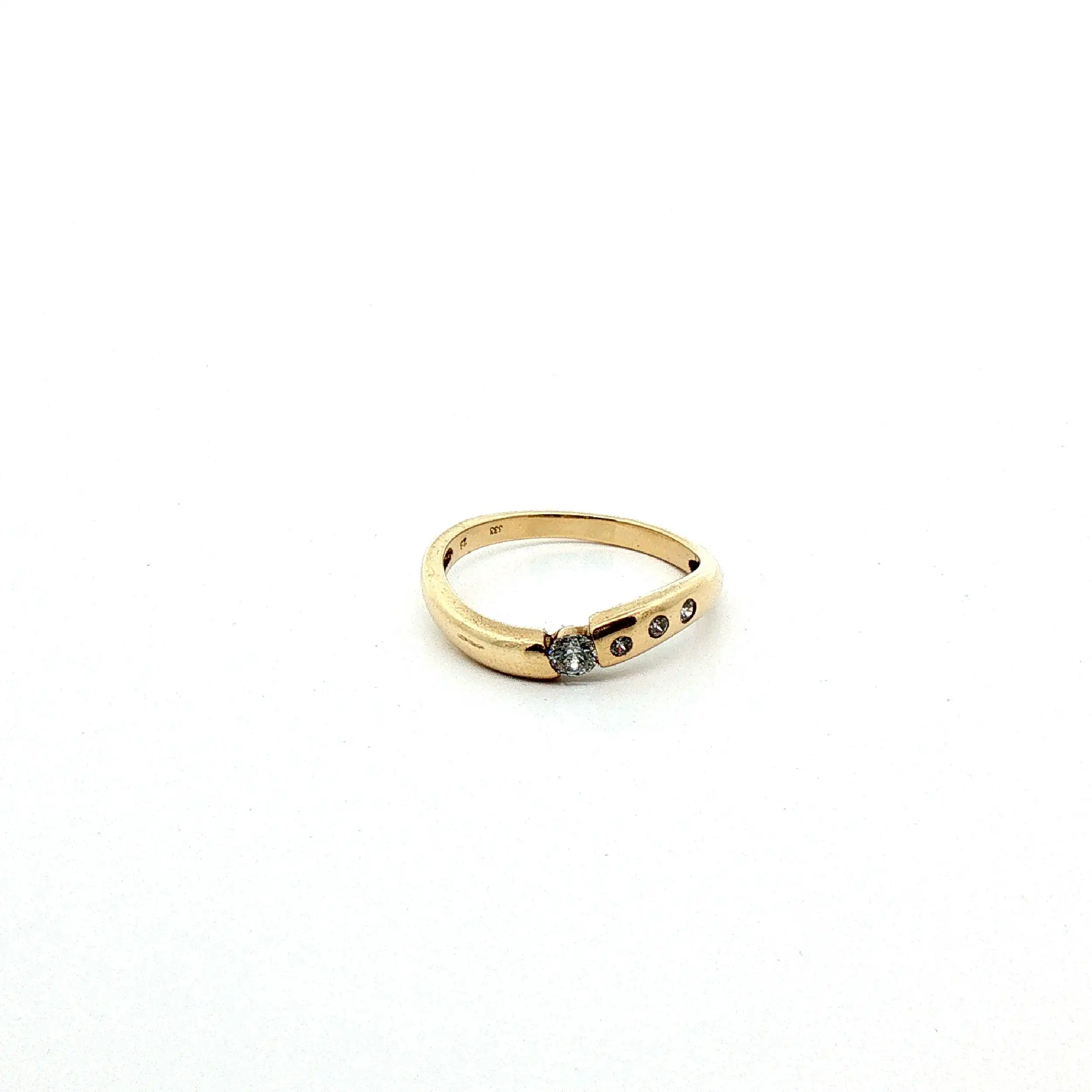 Ring Gelbgold mit Zirkonia
