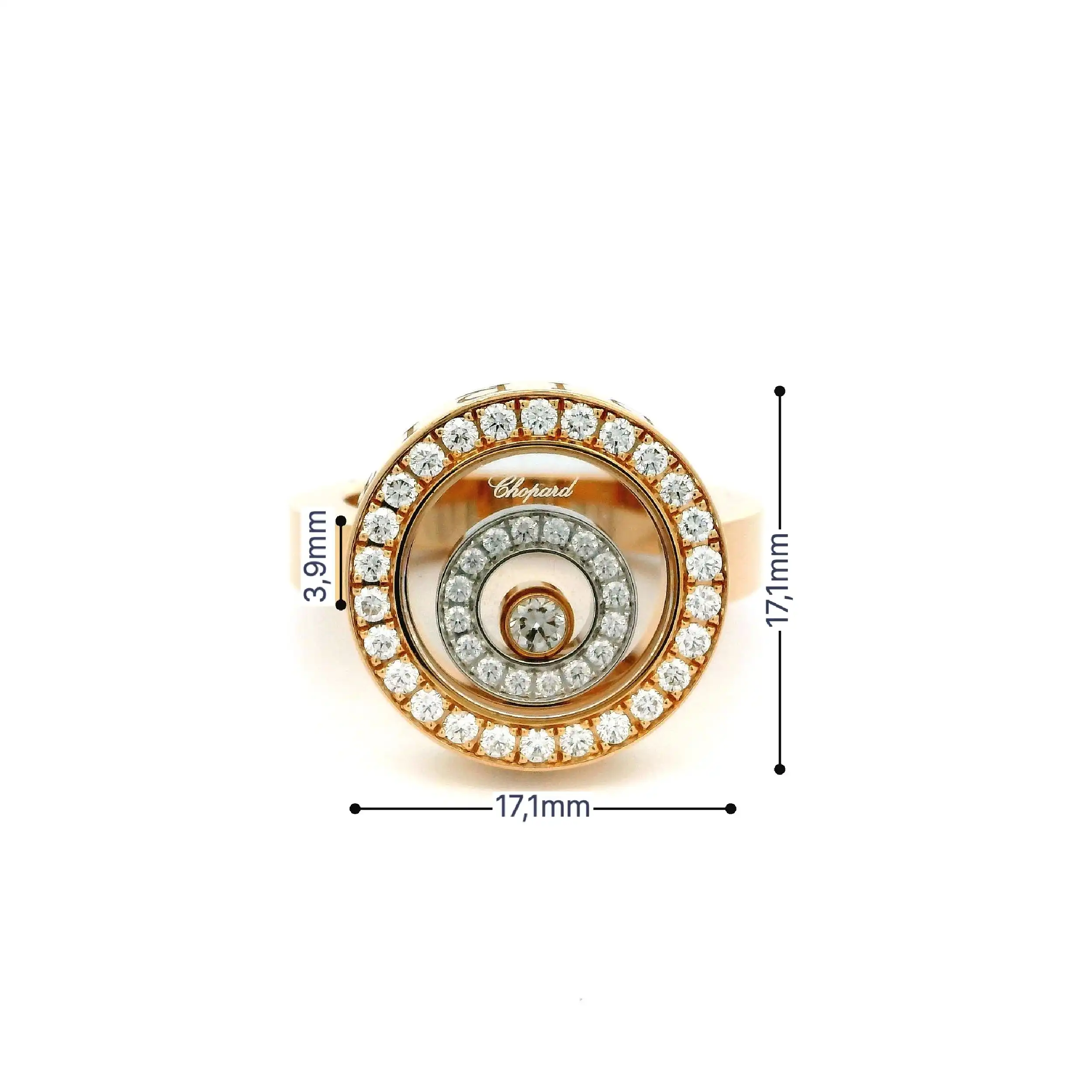 Ring Rotgold Chopard Happy Spirit Ring Rotgold Chopard Happy Spirit