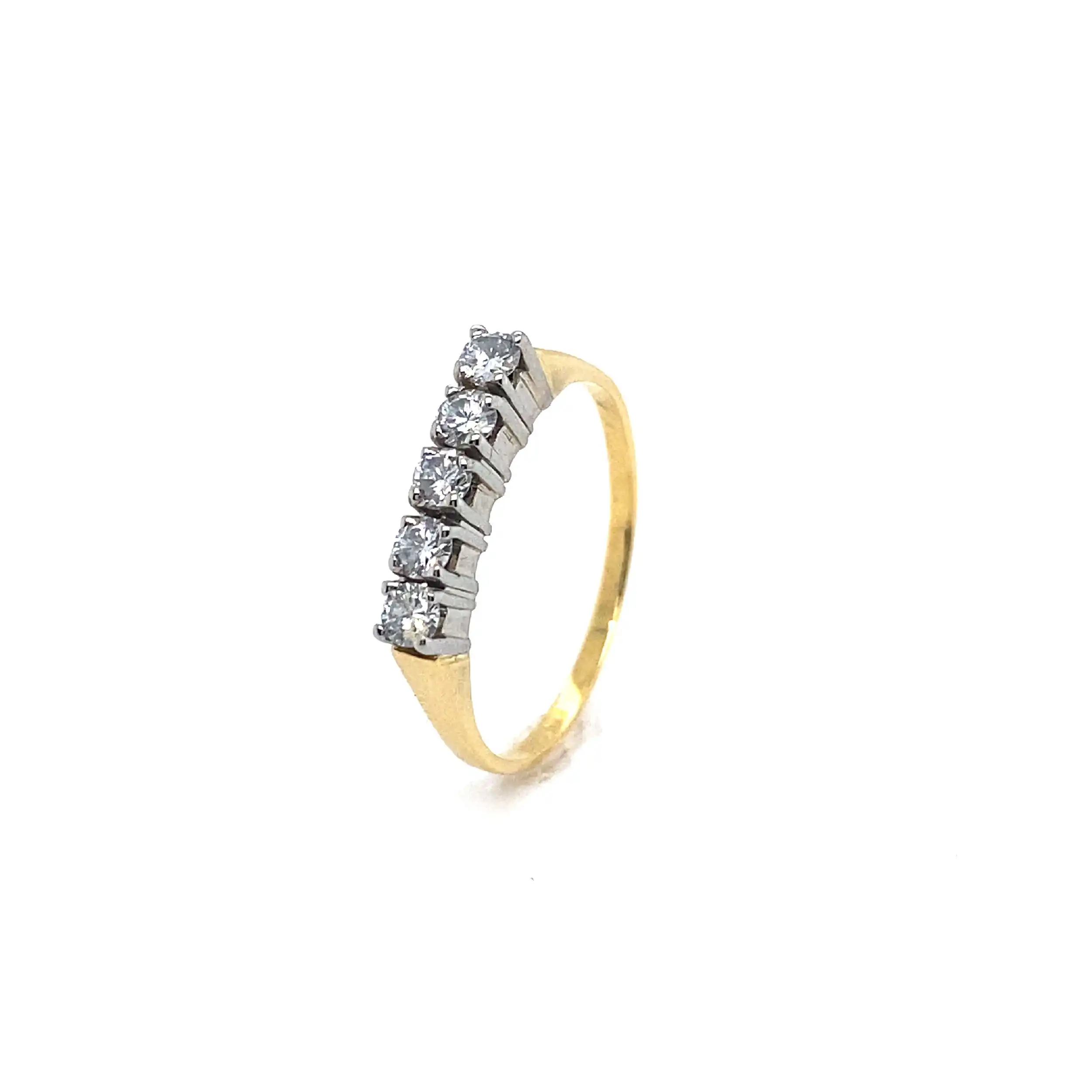 Ring Bicolor mit Brillanten Ring Bicolor mit Brillanten