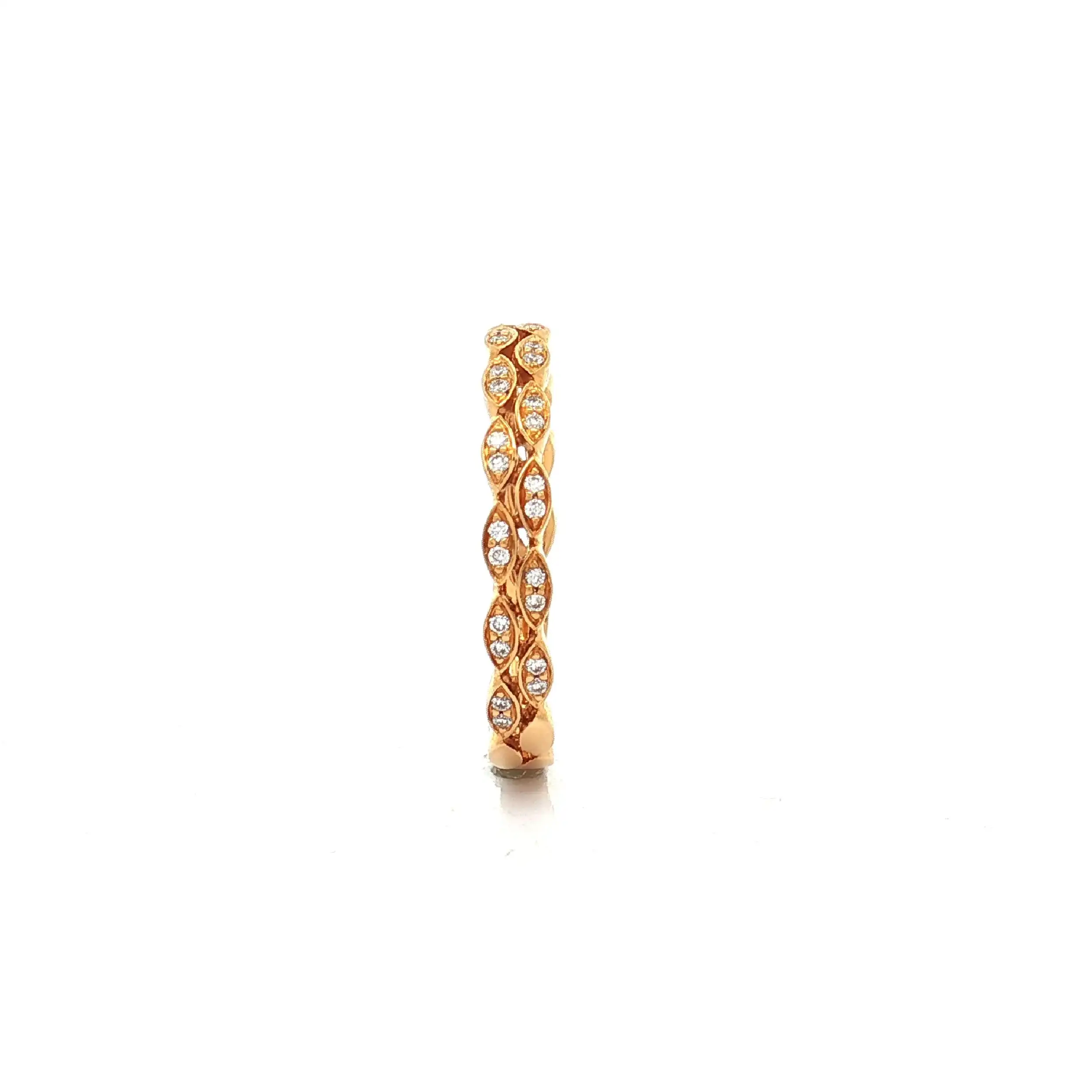 Halbmemoryring Gelbgold mit Brillanten Halbmemoryring Gelbgold mit Brillanten