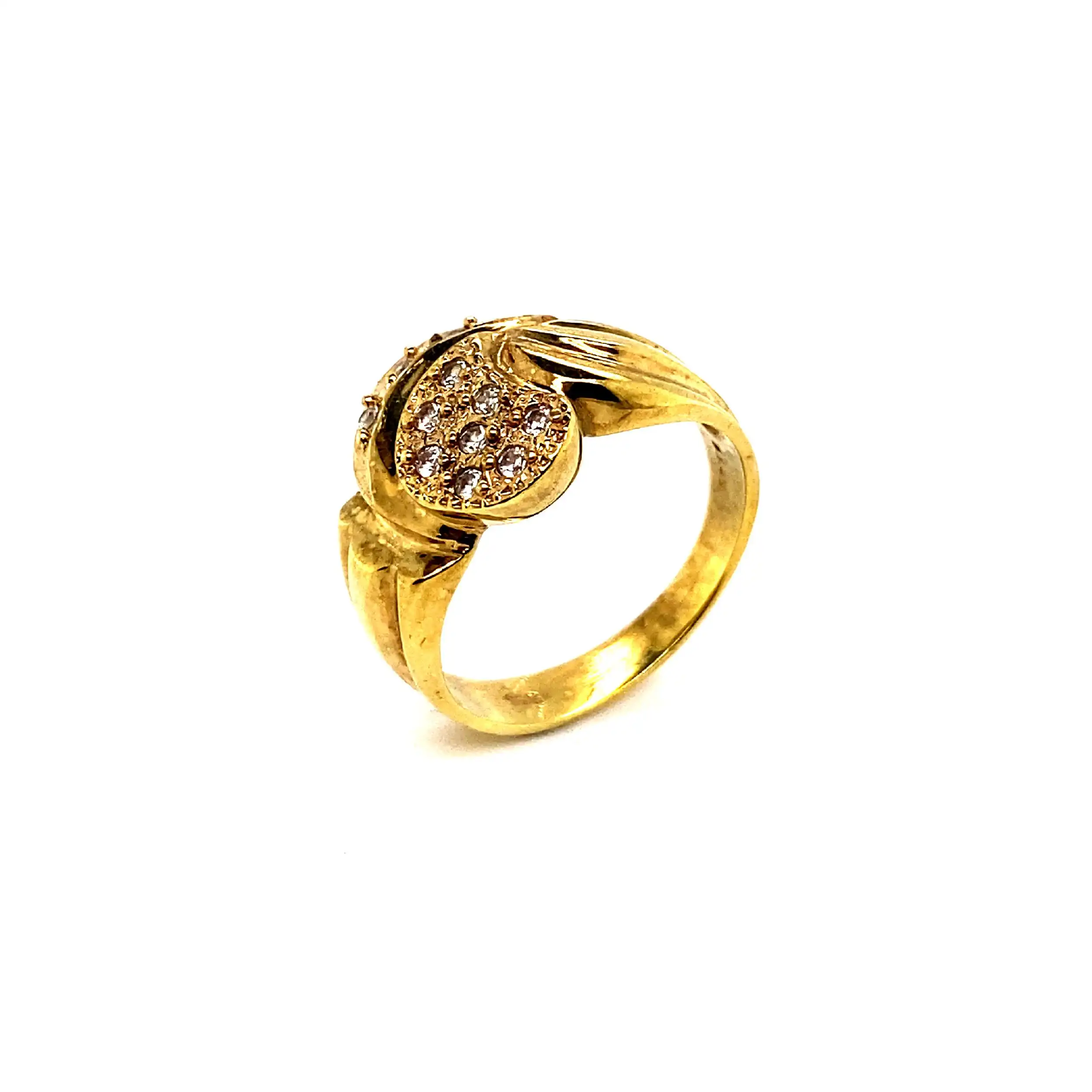 Ring Gelbgold mit Zirkonia