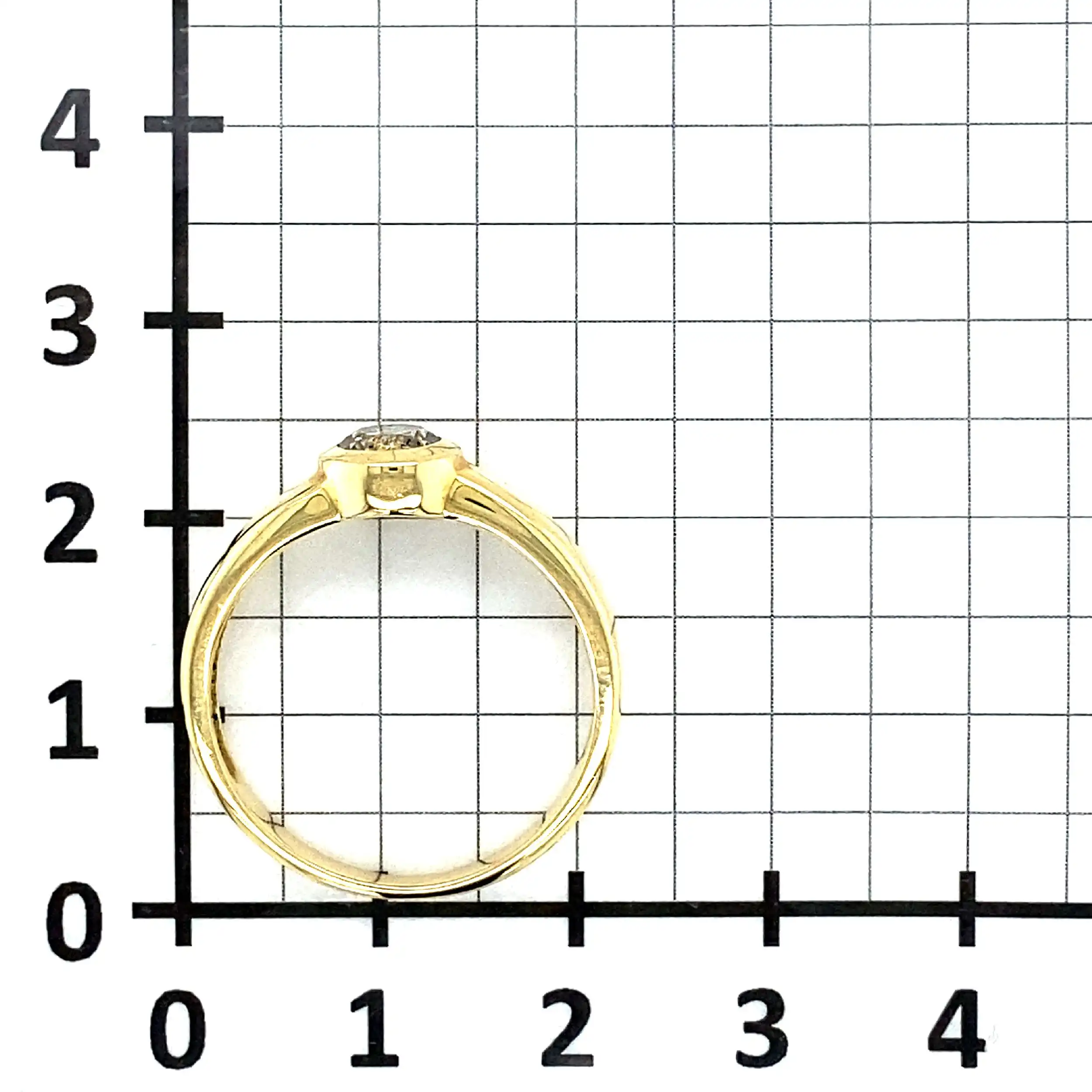 Ring Gelbgold mit Brillant Ring Gelbgold mit Brillant