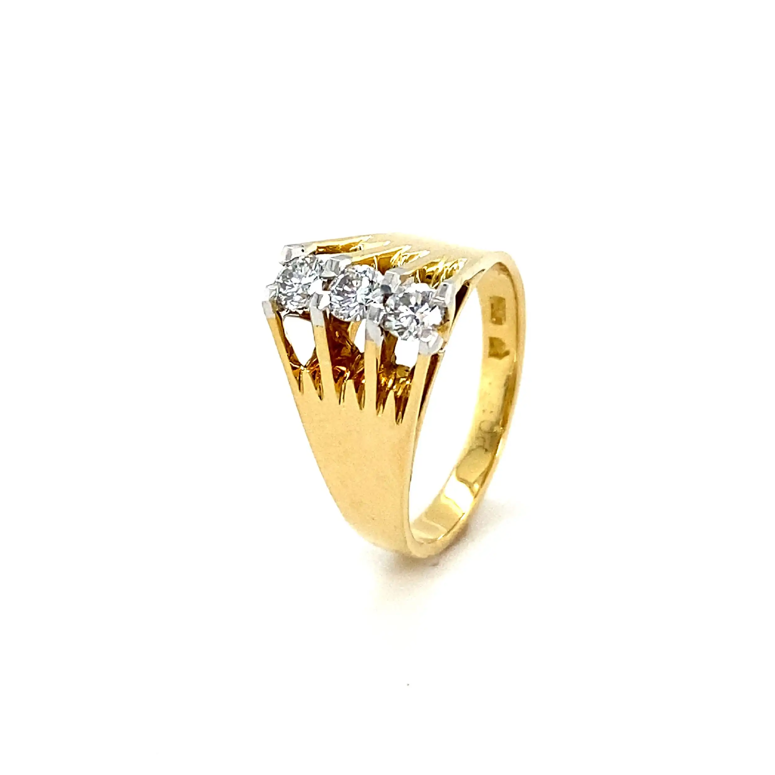 Ring Bicolor mit Brillanten Ring Bicolor mit Brillanten