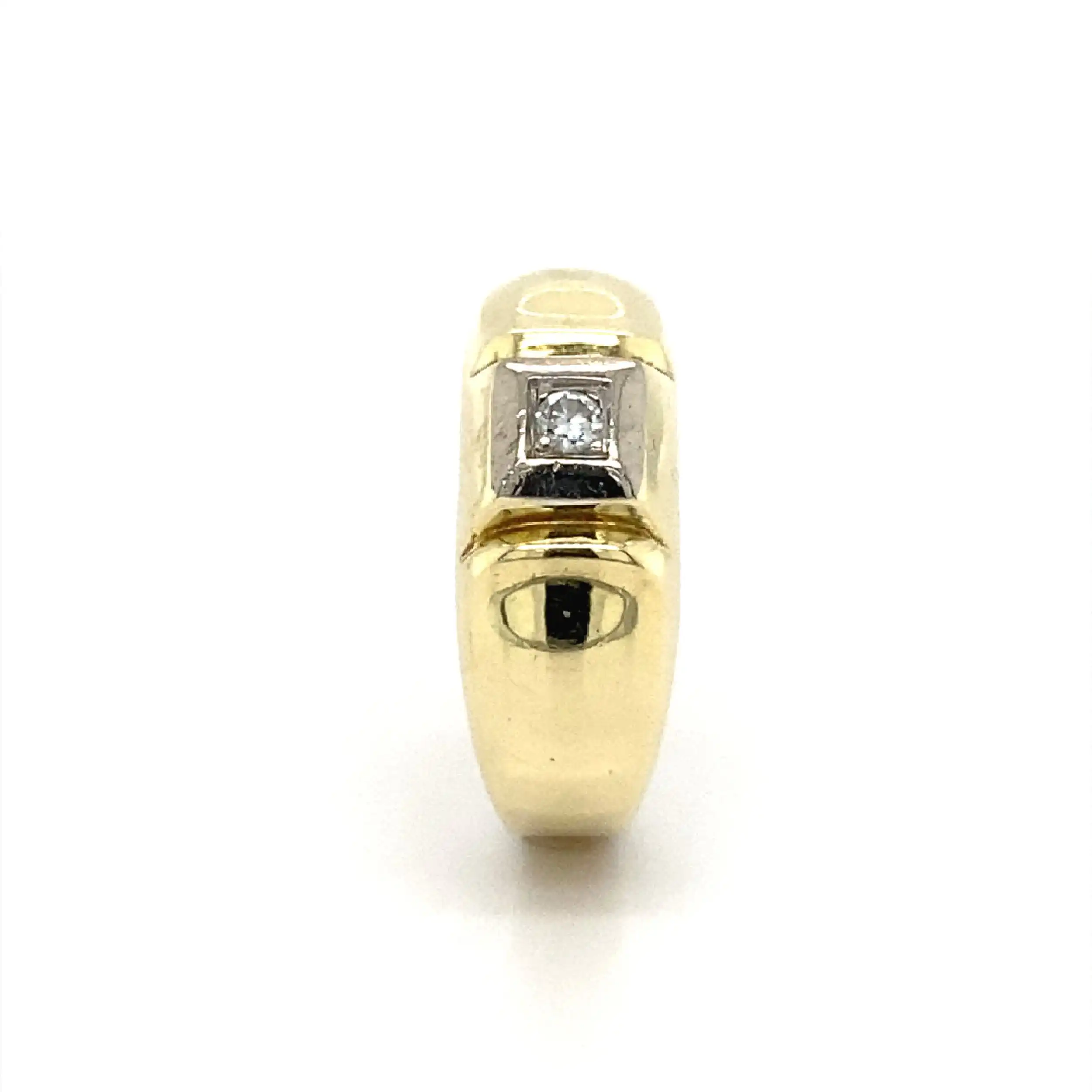 Ring Bicolor mit Brillant Ring Bicolor mit Brillant