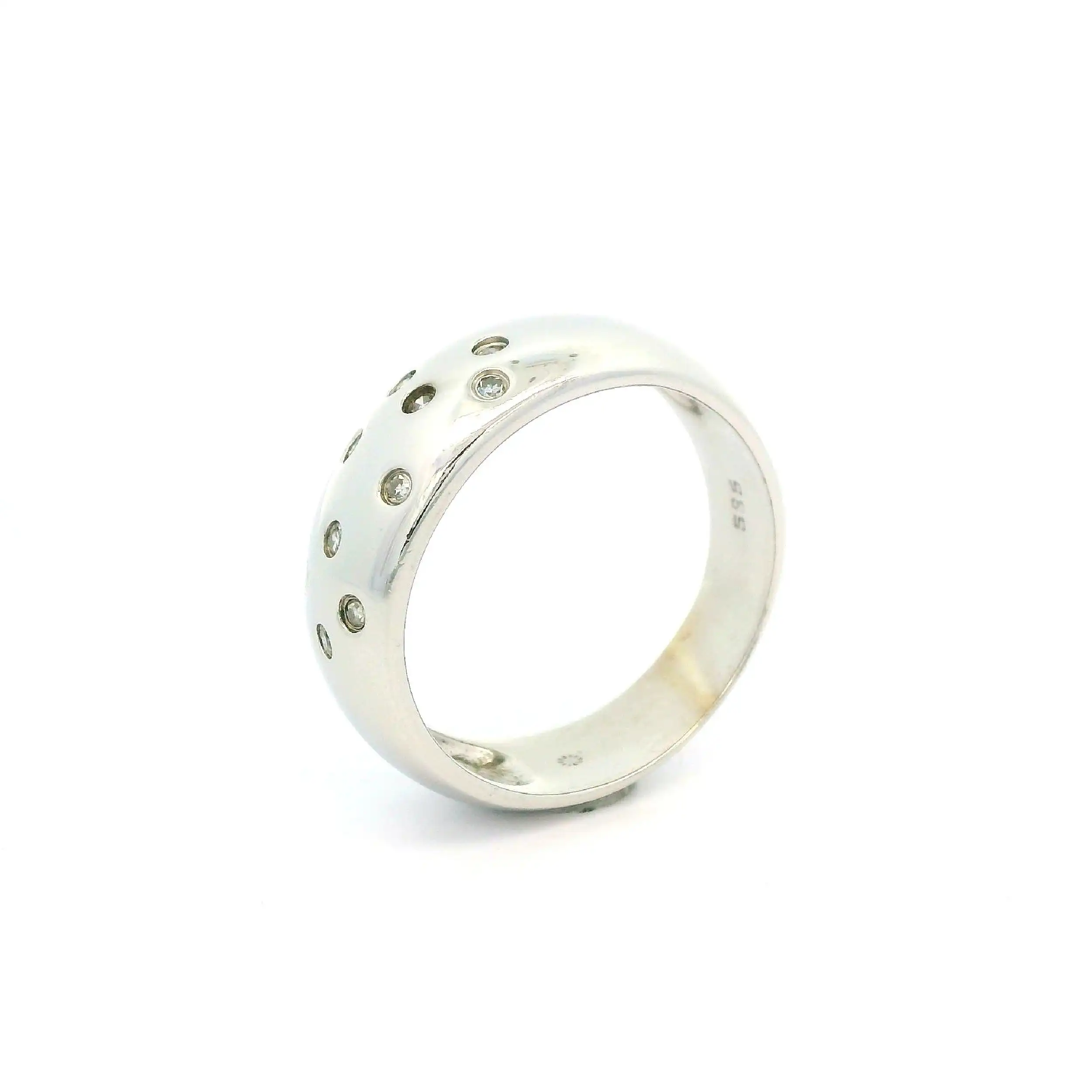 Ring Weißgold mit Diamanten Ring Weißgold mit Diamanten