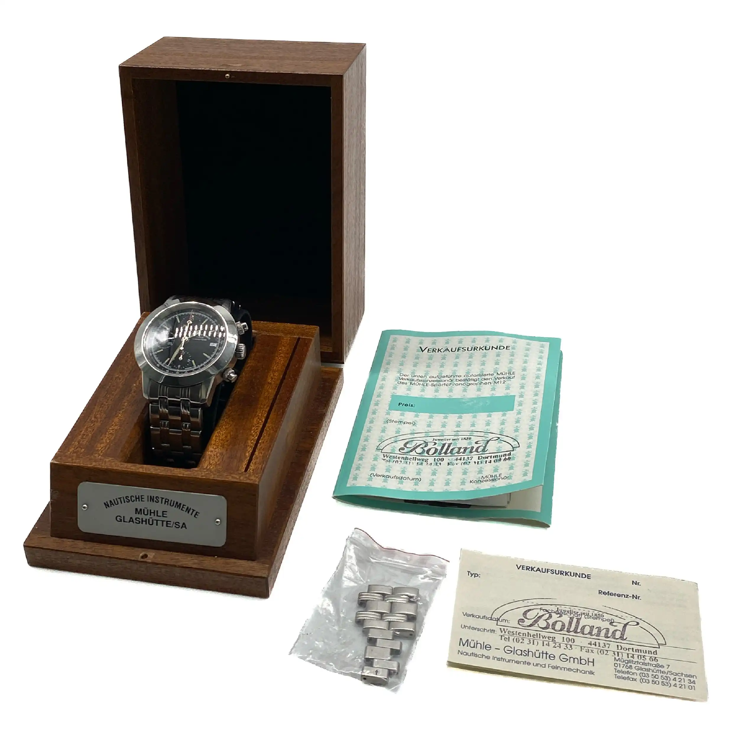 Herrenuhr Mühle Glashütte Chronograph Automatik